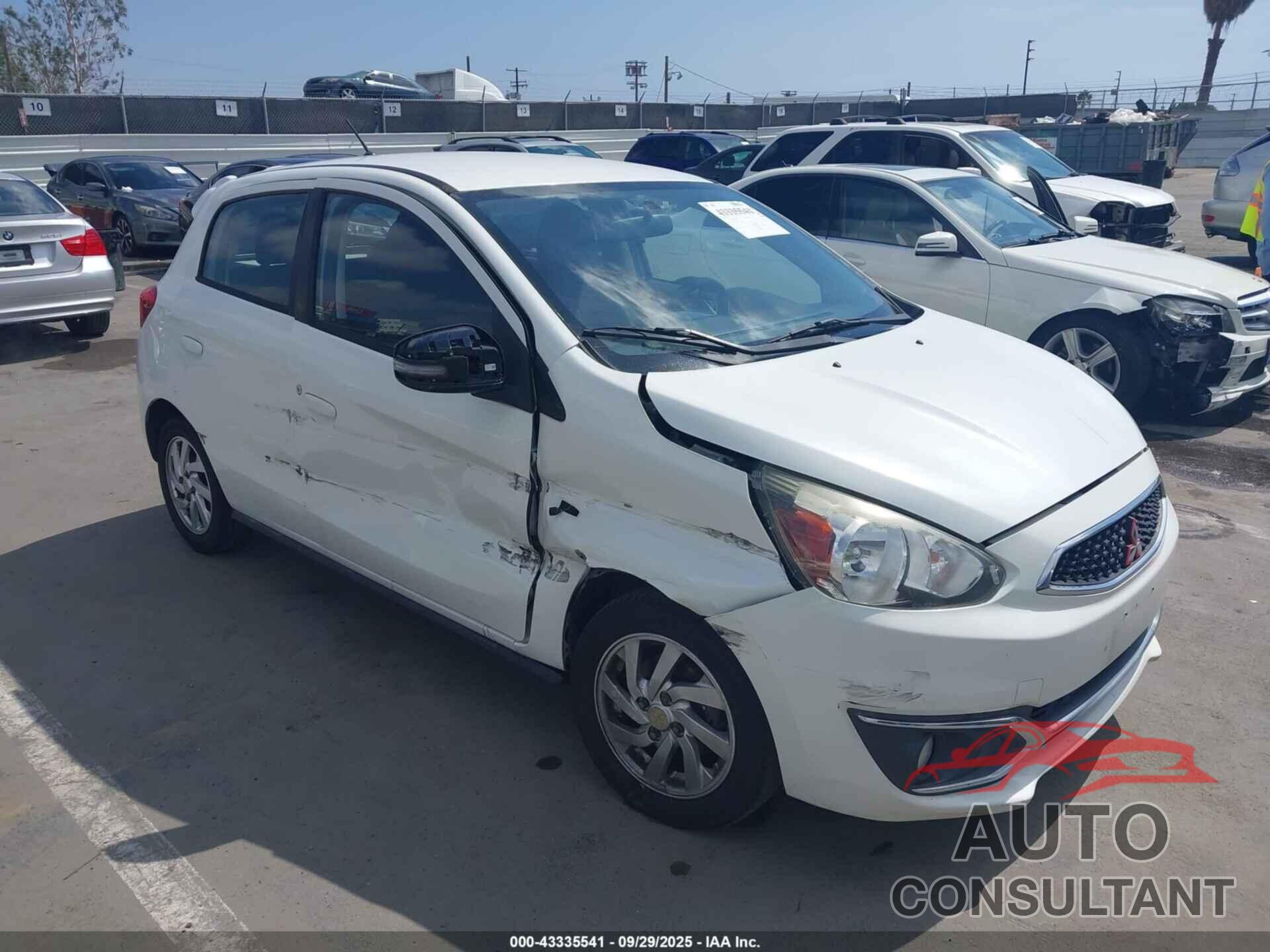 MITSUBISHI MIRAGE 2017 - ML32A4HJ1HH002155
