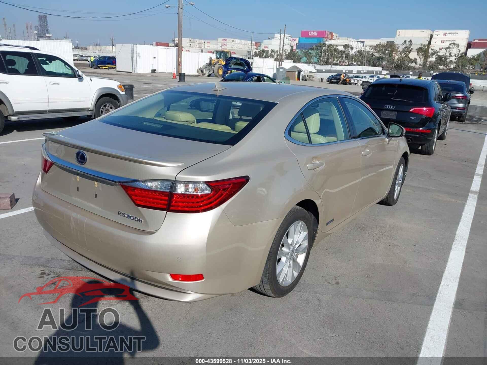 LEXUS ES 300H 2013 - JTHBW1GG5D2010032