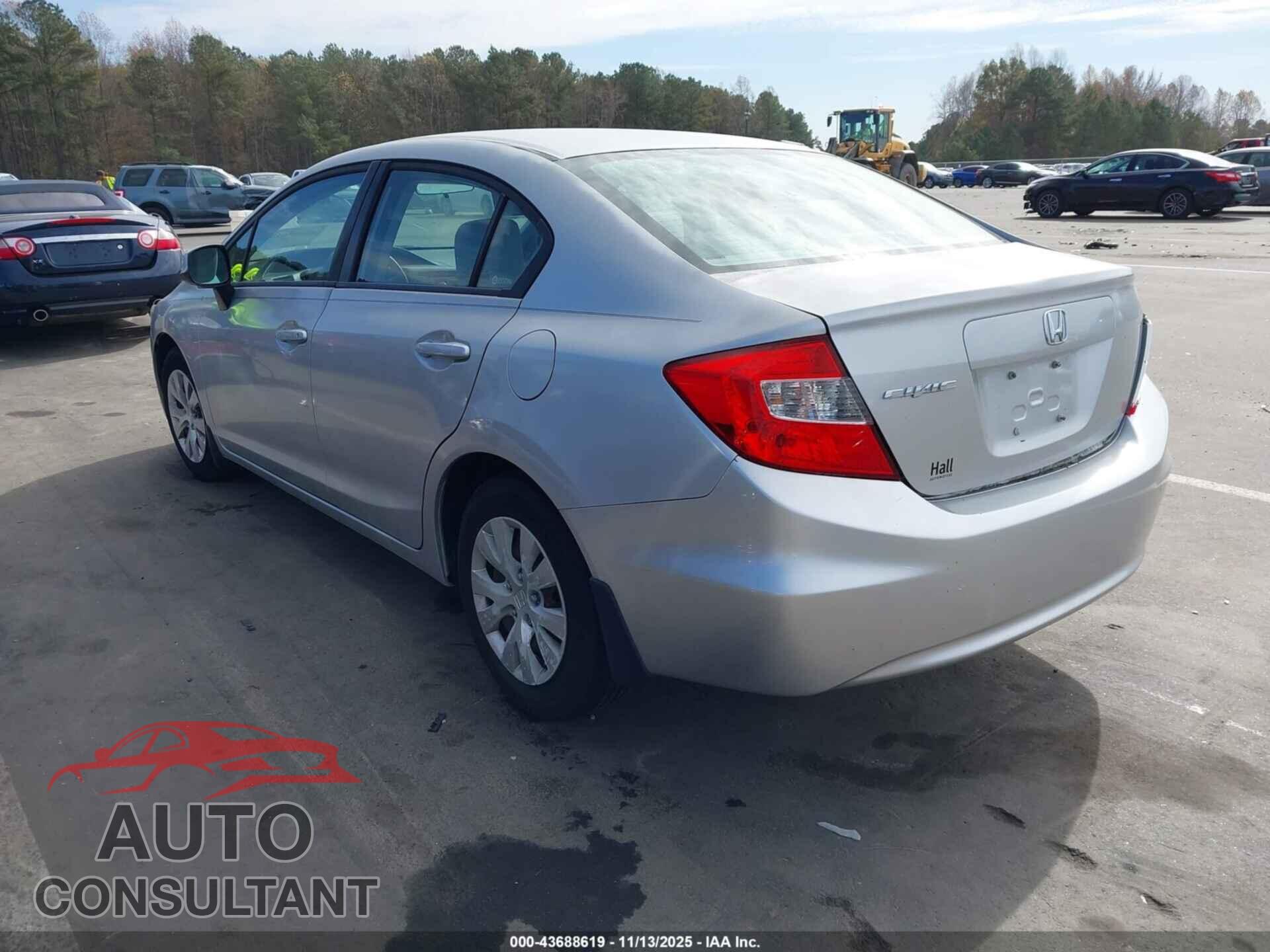 HONDA CIVIC 2012 - 2HGFB2F53CH328517