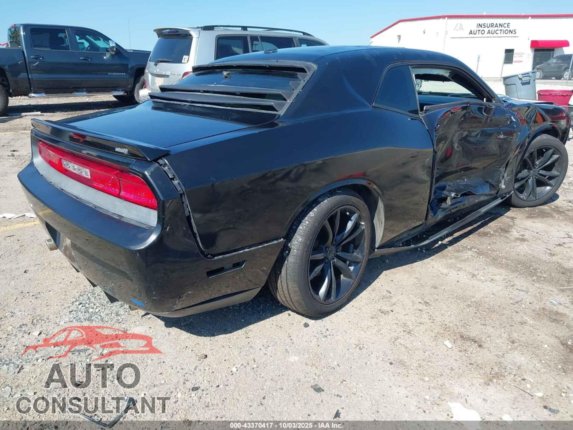 DODGE CHALLENGER 2012 - 2C3CDYBTXCH137653