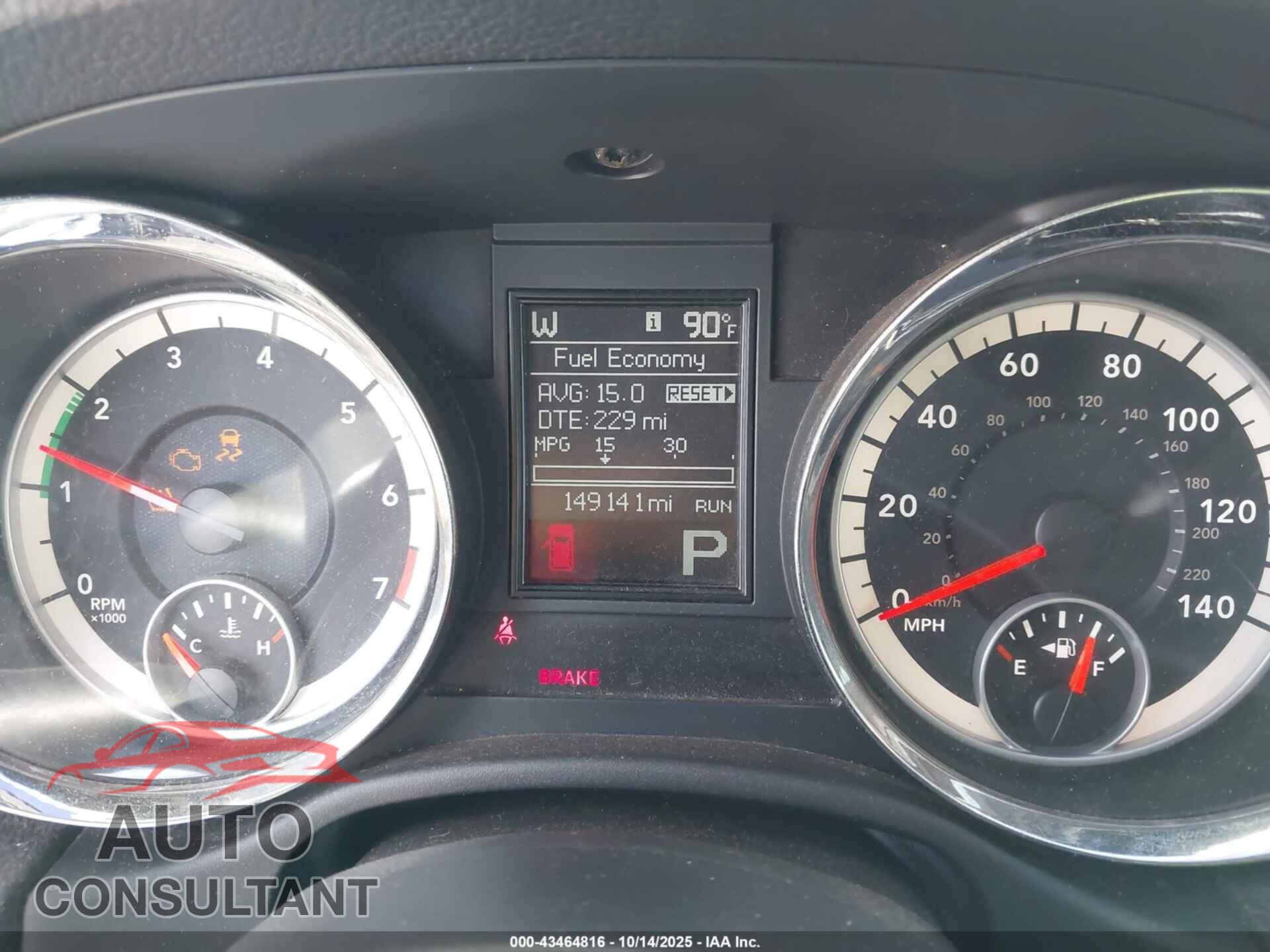 DODGE DURANGO 2013 - 1C4RDHAG7DC685771