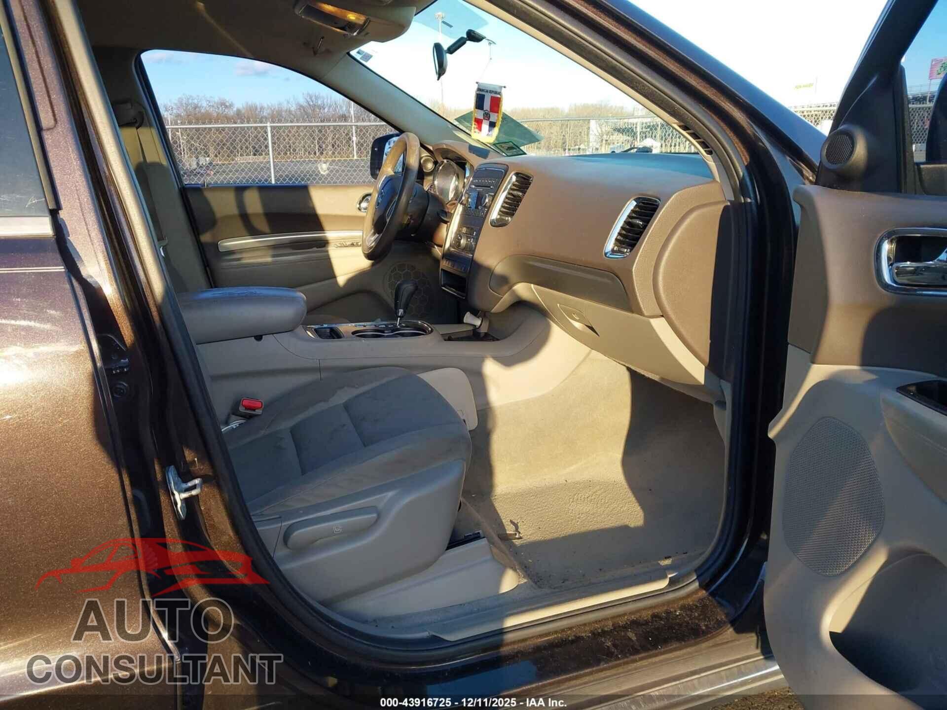 DODGE DURANGO 2012 - 1C4RDJAGXCC196920