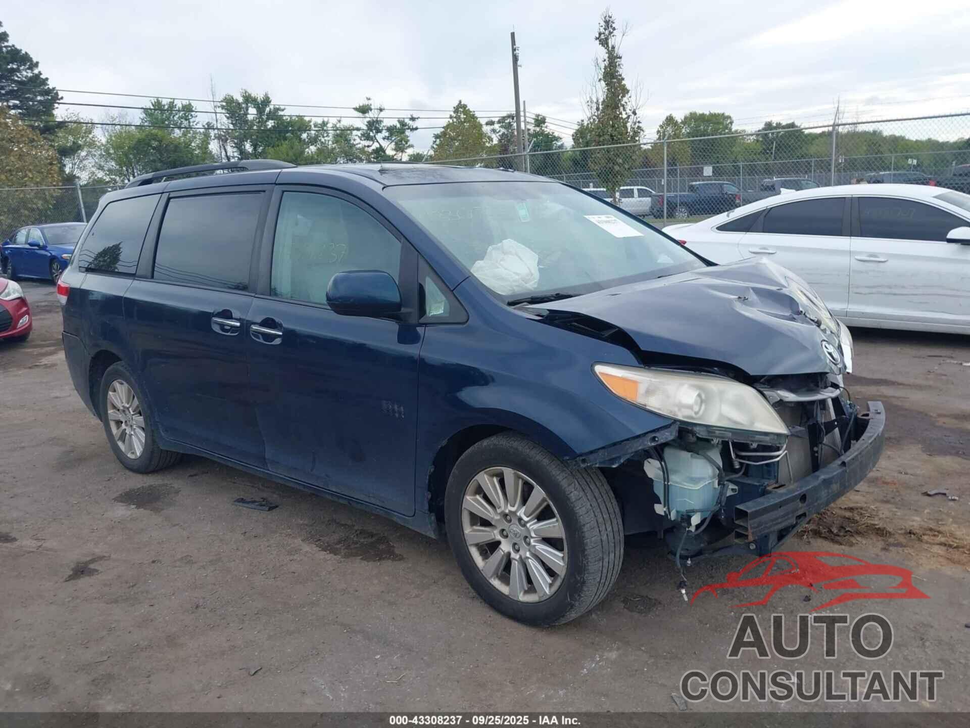 TOYOTA SIENNA 2011 - 5TDDK3DC1BS019352