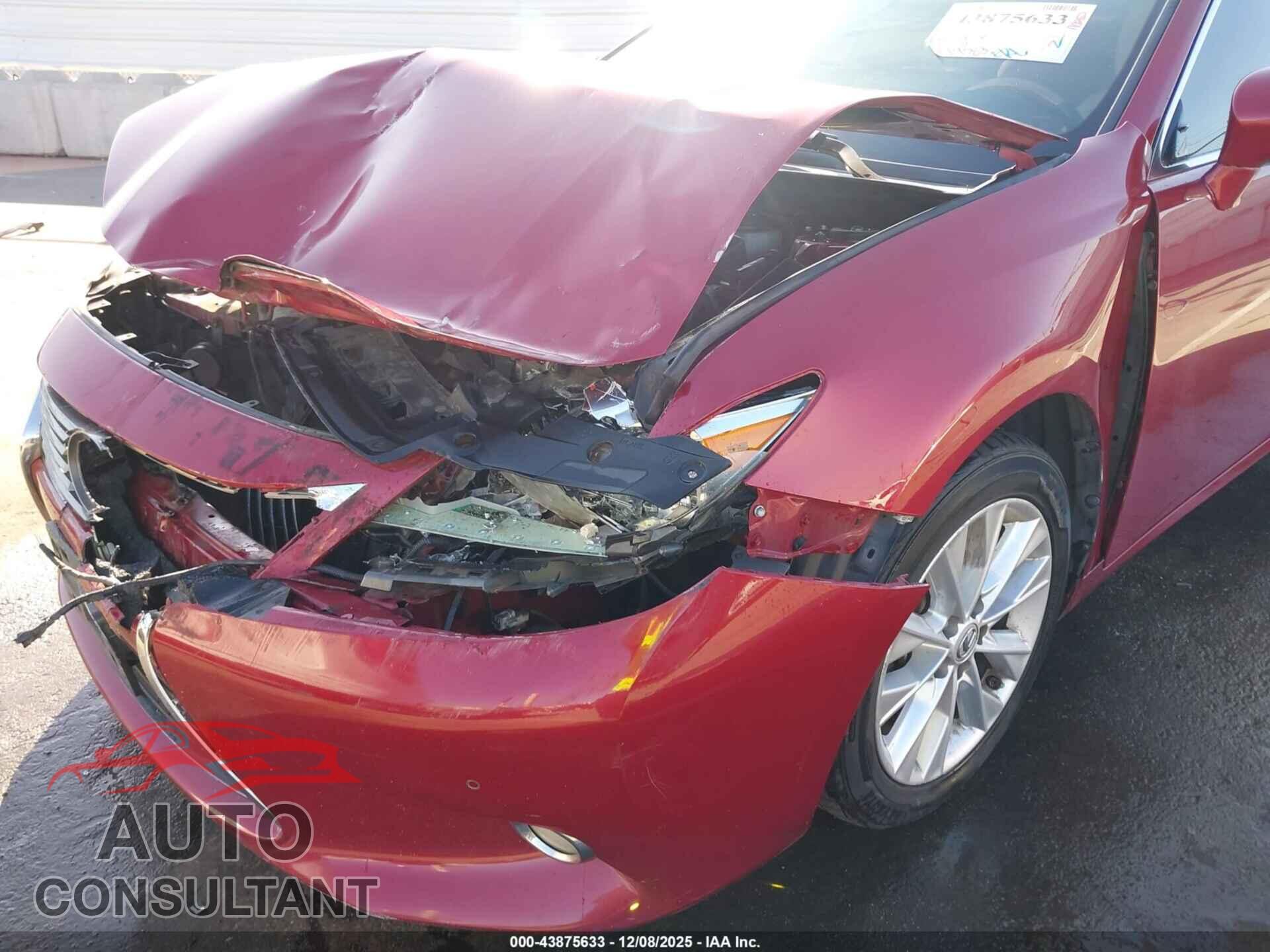 LEXUS ES 300H 2013 - JTHBW1GG7D2024904