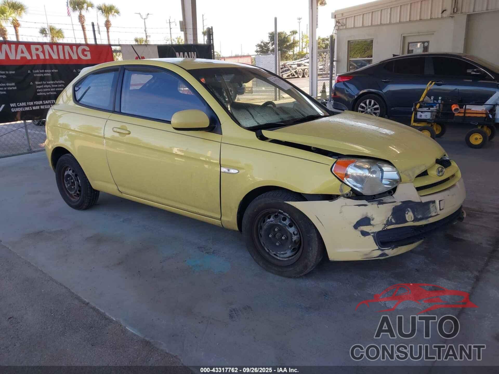 HYUNDAI ACCENT 2010 - KMHCM3AC1AU162379
