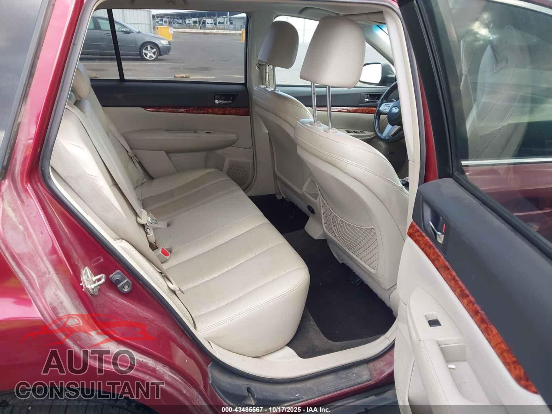 SUBARU OUTBACK 2011 - 4S4BRDKC6B2418059