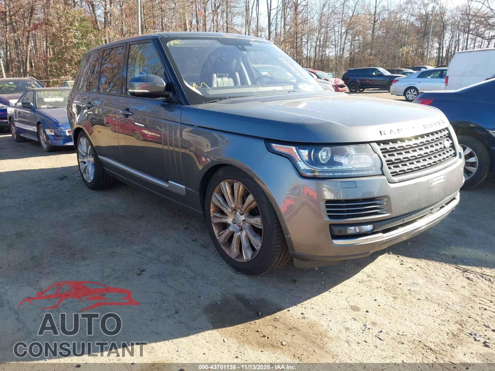 LAND ROVER RANGE ROVER 2016 - SALGS2EF4GA253143