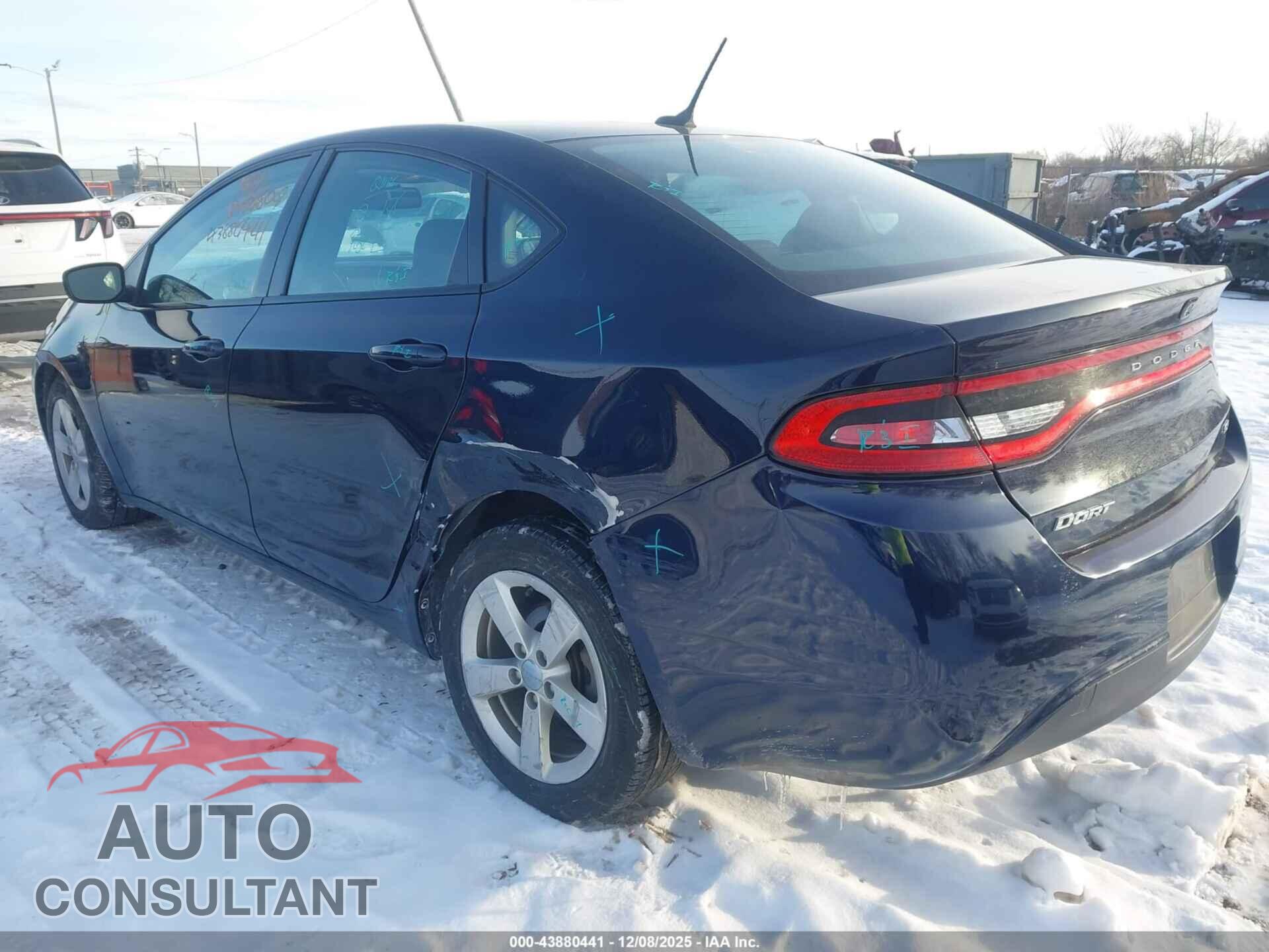 DODGE DART 2015 - 1C3CDFBB8FD278007