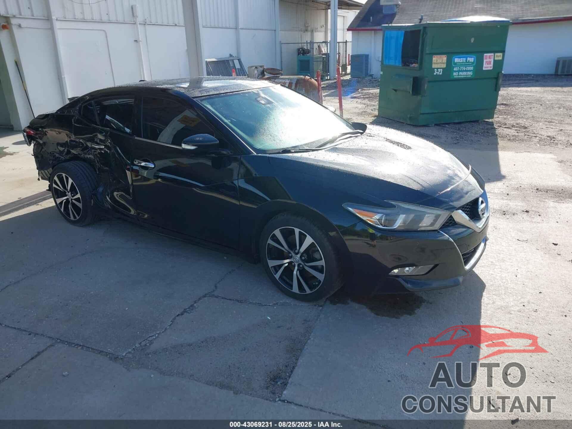 NISSAN MAXIMA 2017 - 1N4AA6AP2HC370933