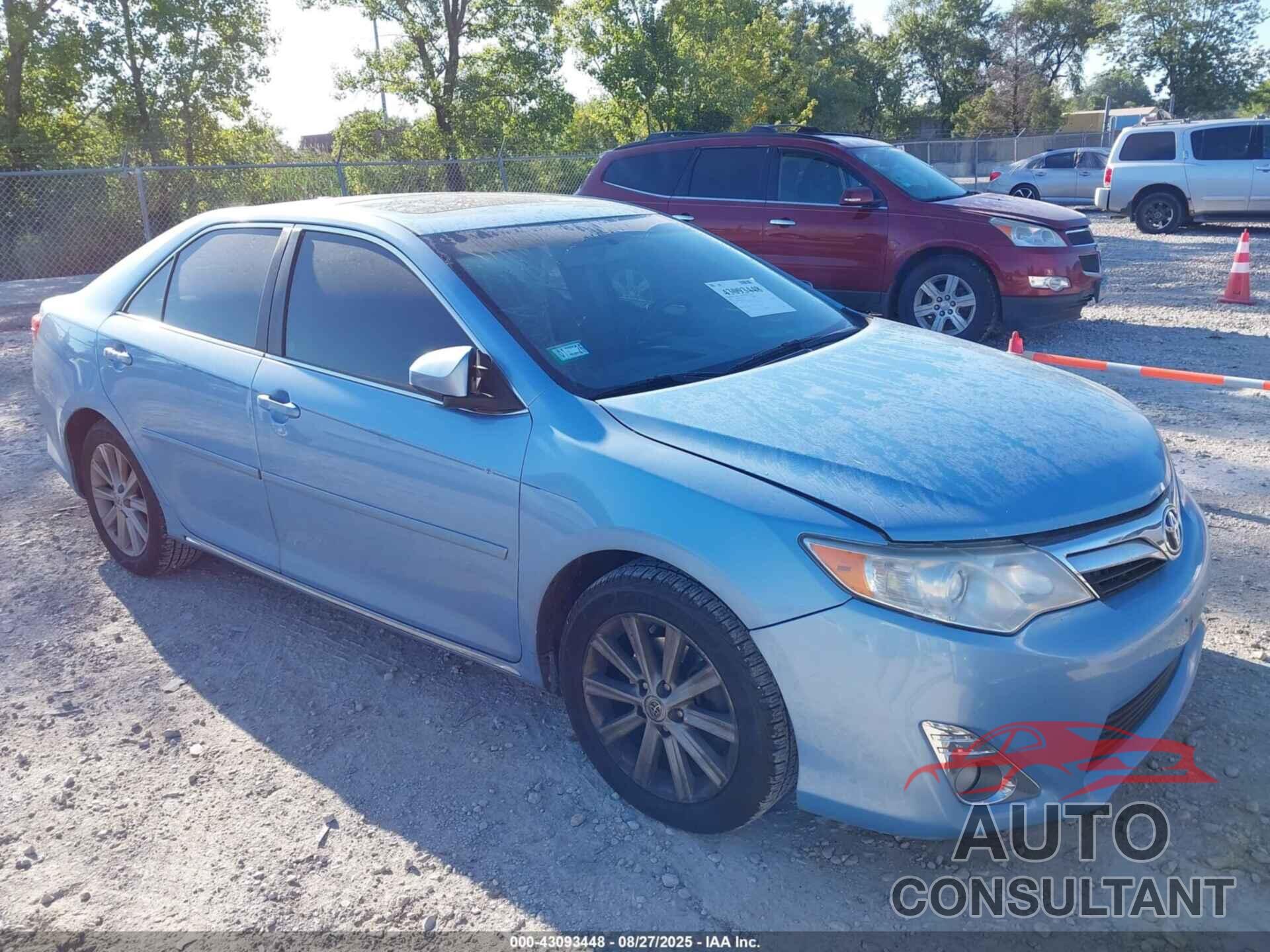 TOYOTA CAMRY 2012 - 4T4BF1FKXCR171939