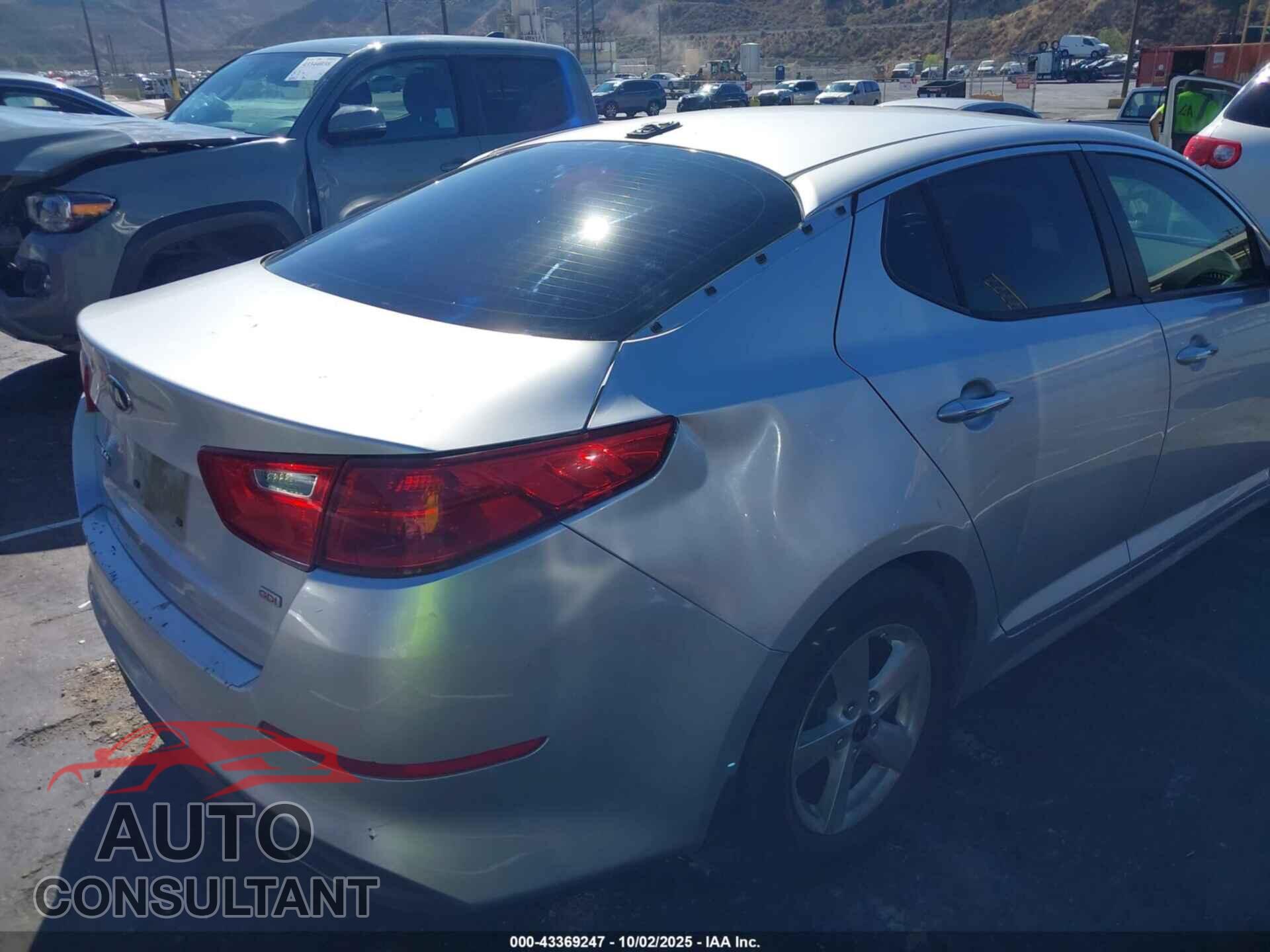 KIA OPTIMA 2014 - KNAGM4A77E5452394