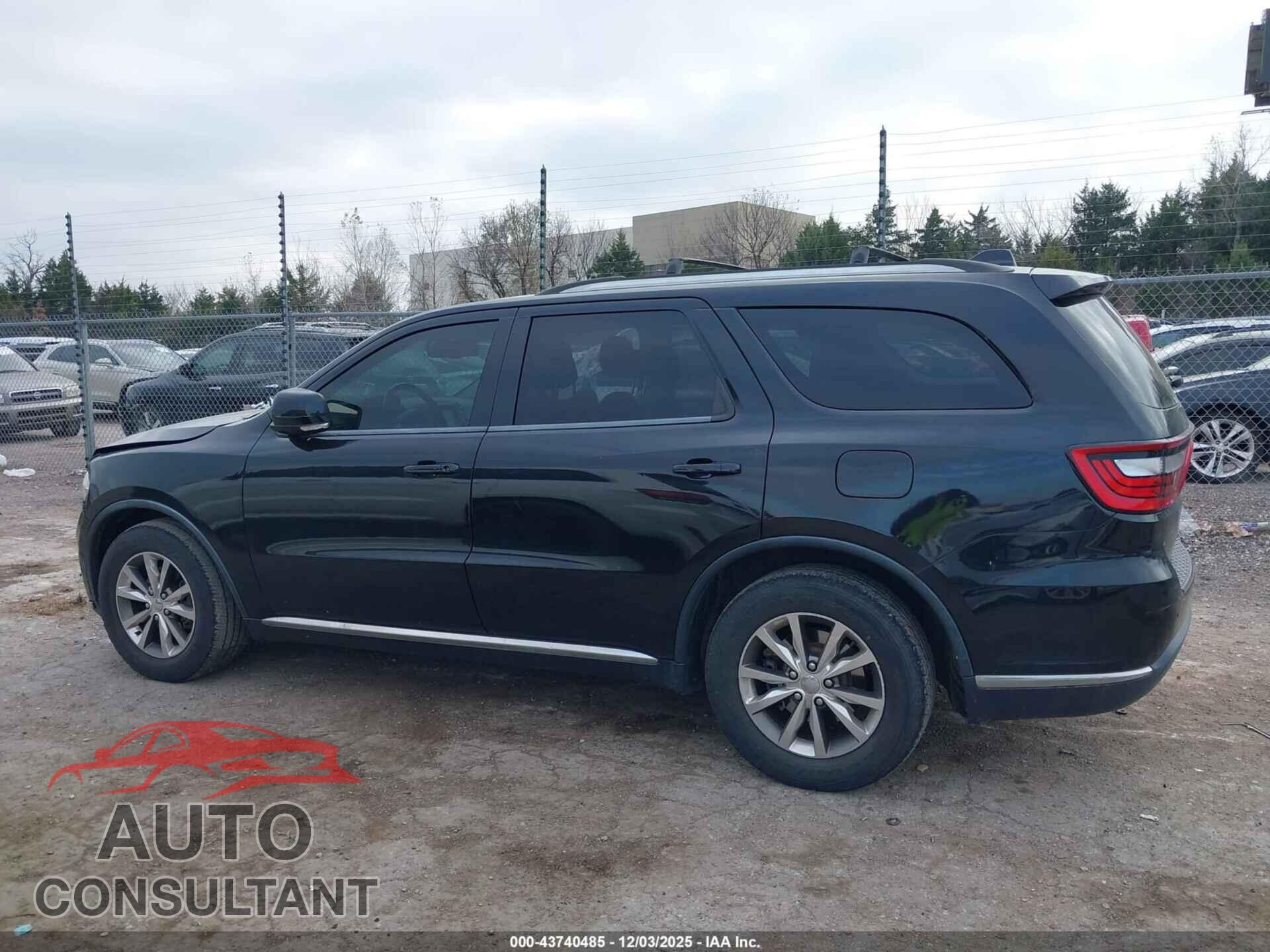 DODGE DURANGO 2015 - 1C4RDHDG4FC857527