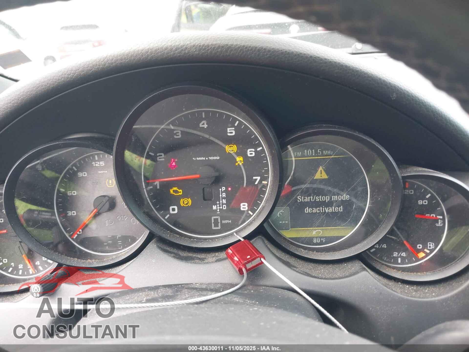 PORSCHE CAYENNE 2011 - WP1AA2A24BLA09765