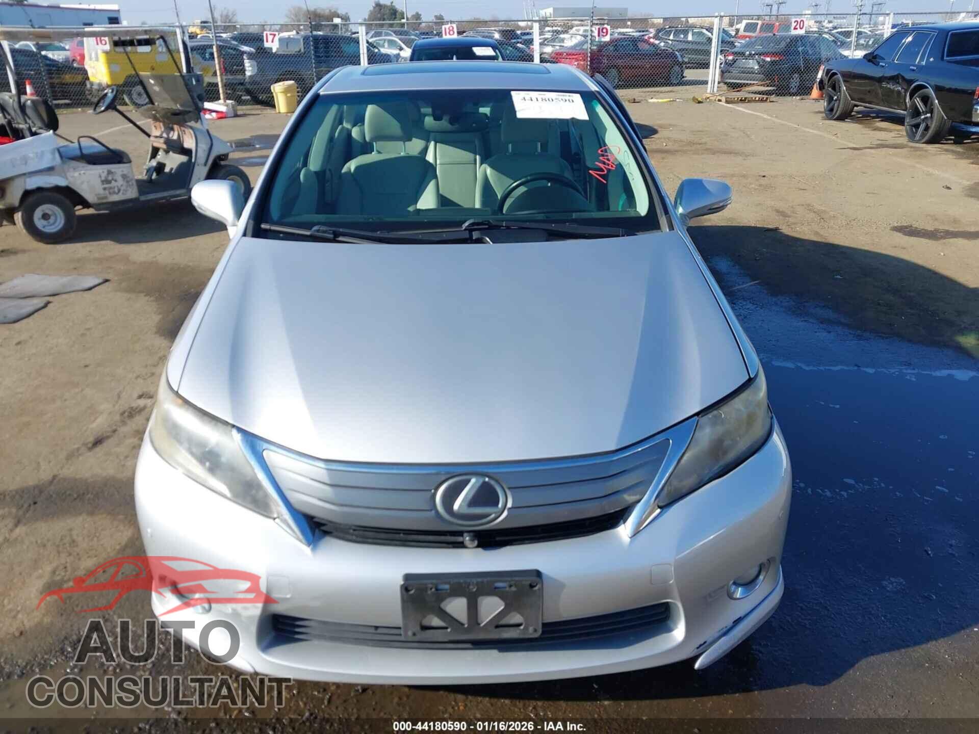 LEXUS HS 250H 2010 - JTHBB1BA5A2027424