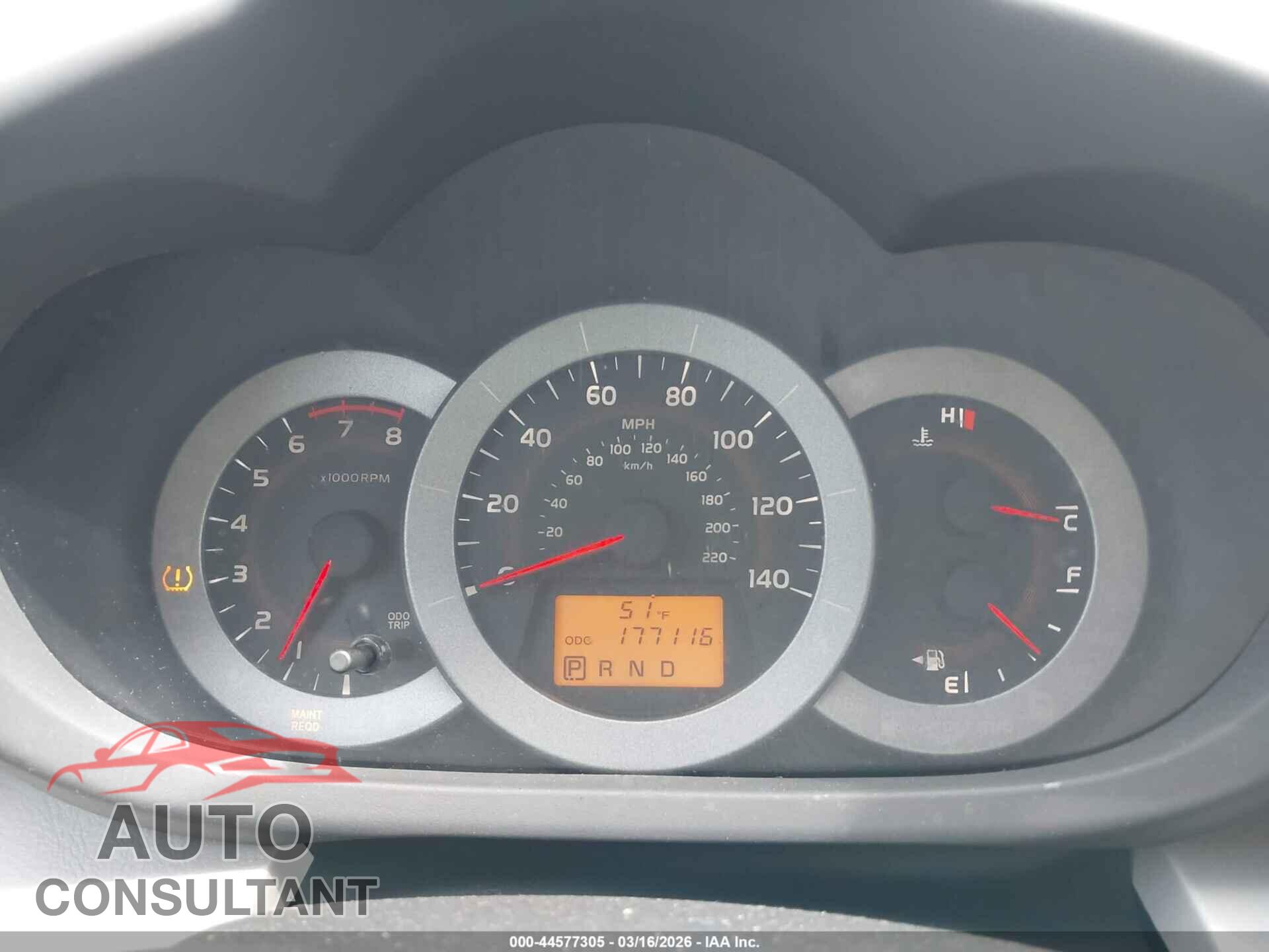 TOYOTA RAV4 2012 - 2T3ZF4DV6CW154828