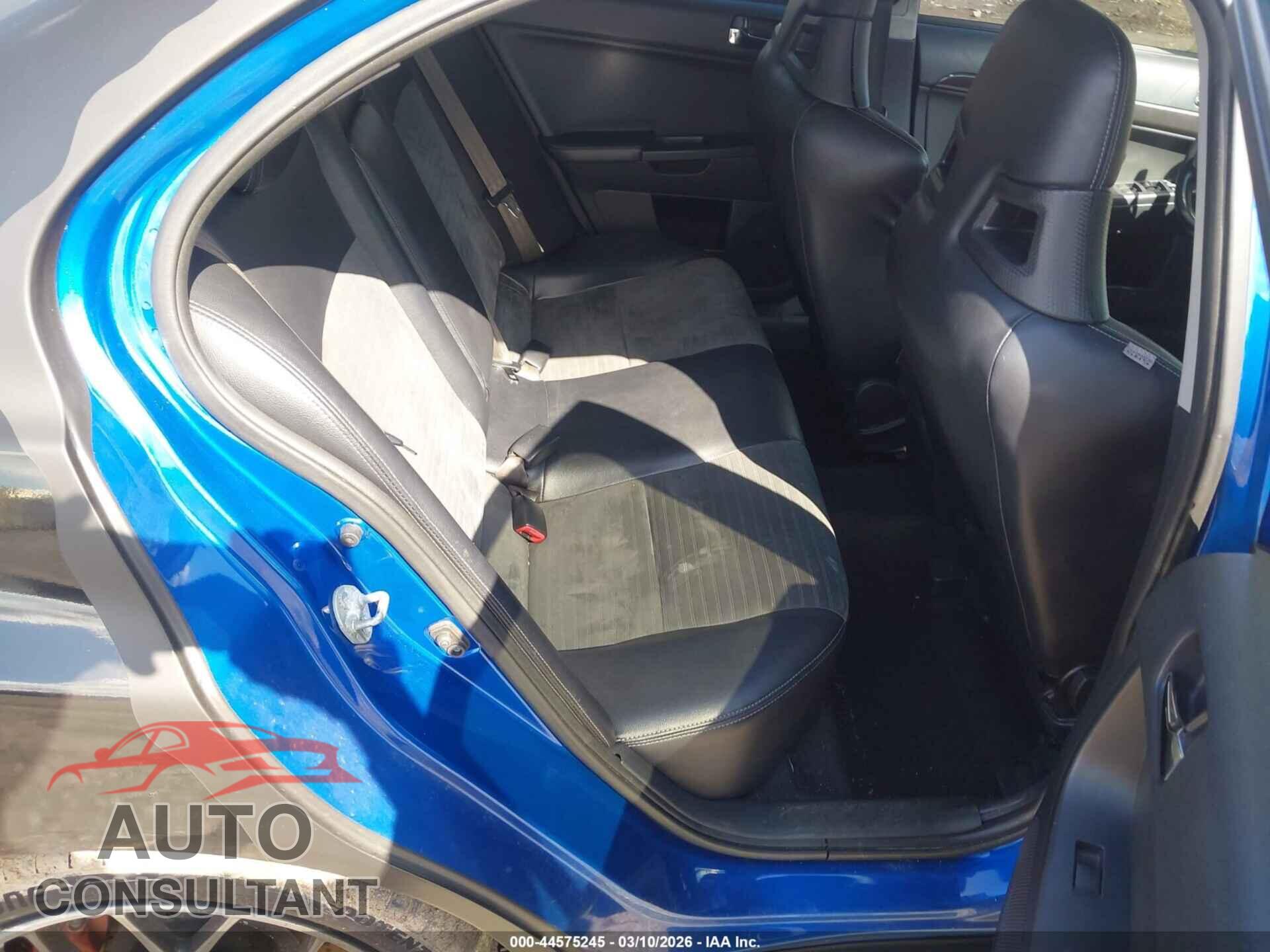 MITSUBISHI LANCER EVOLUTION 2010 - JA32W5FV5AU018459