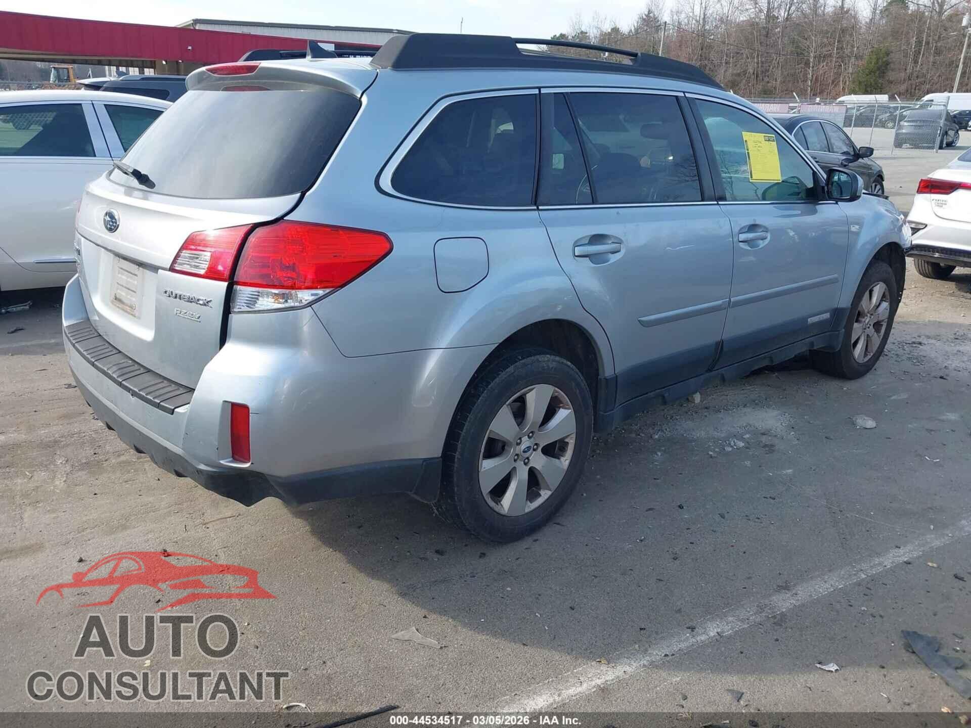 SUBARU OUTBACK 2012 - 4S4BRBLC8C3297436