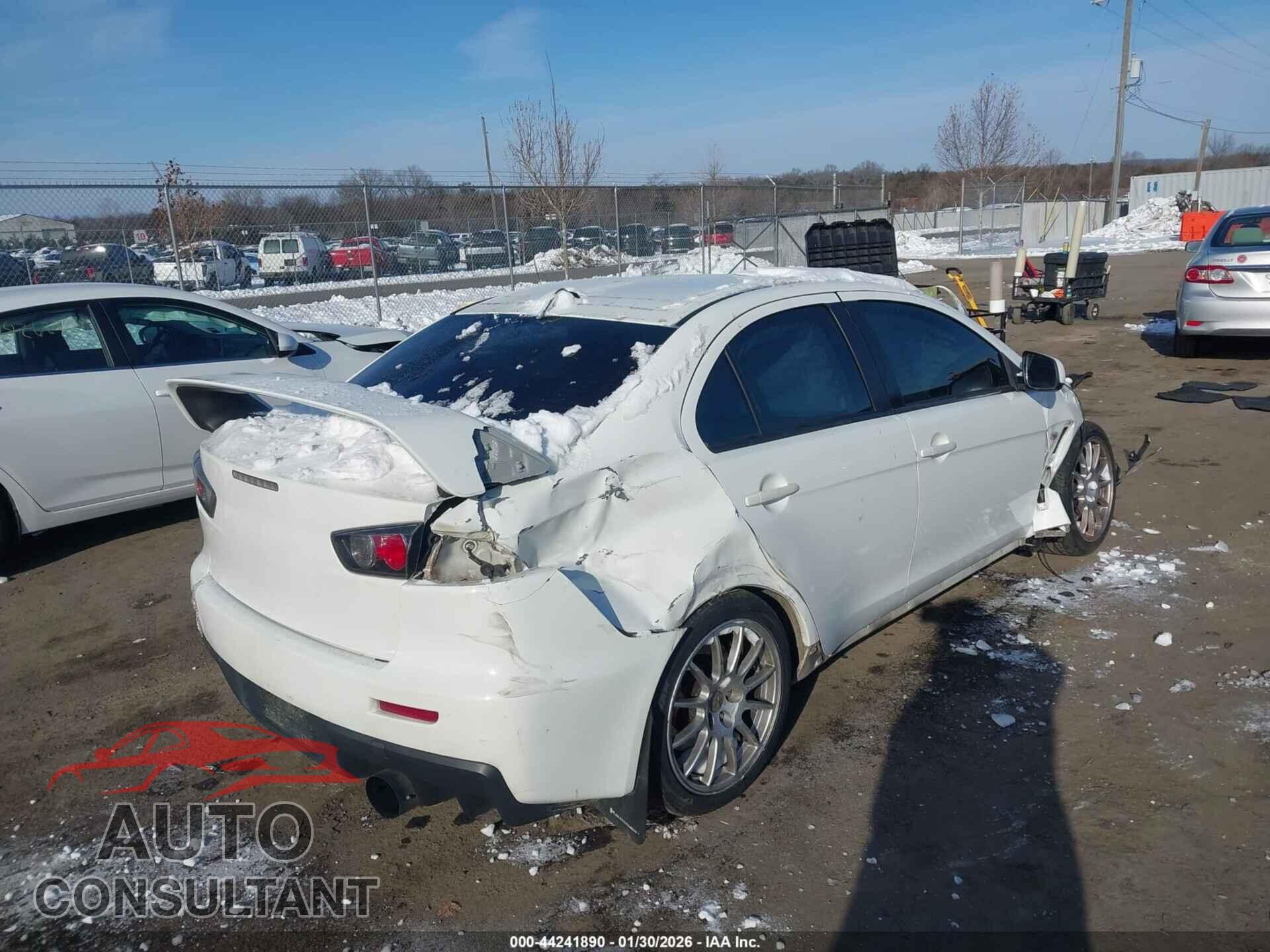 MITSUBISHI LANCER EVOLUTION 2011 - JA32W8FV7BU014397