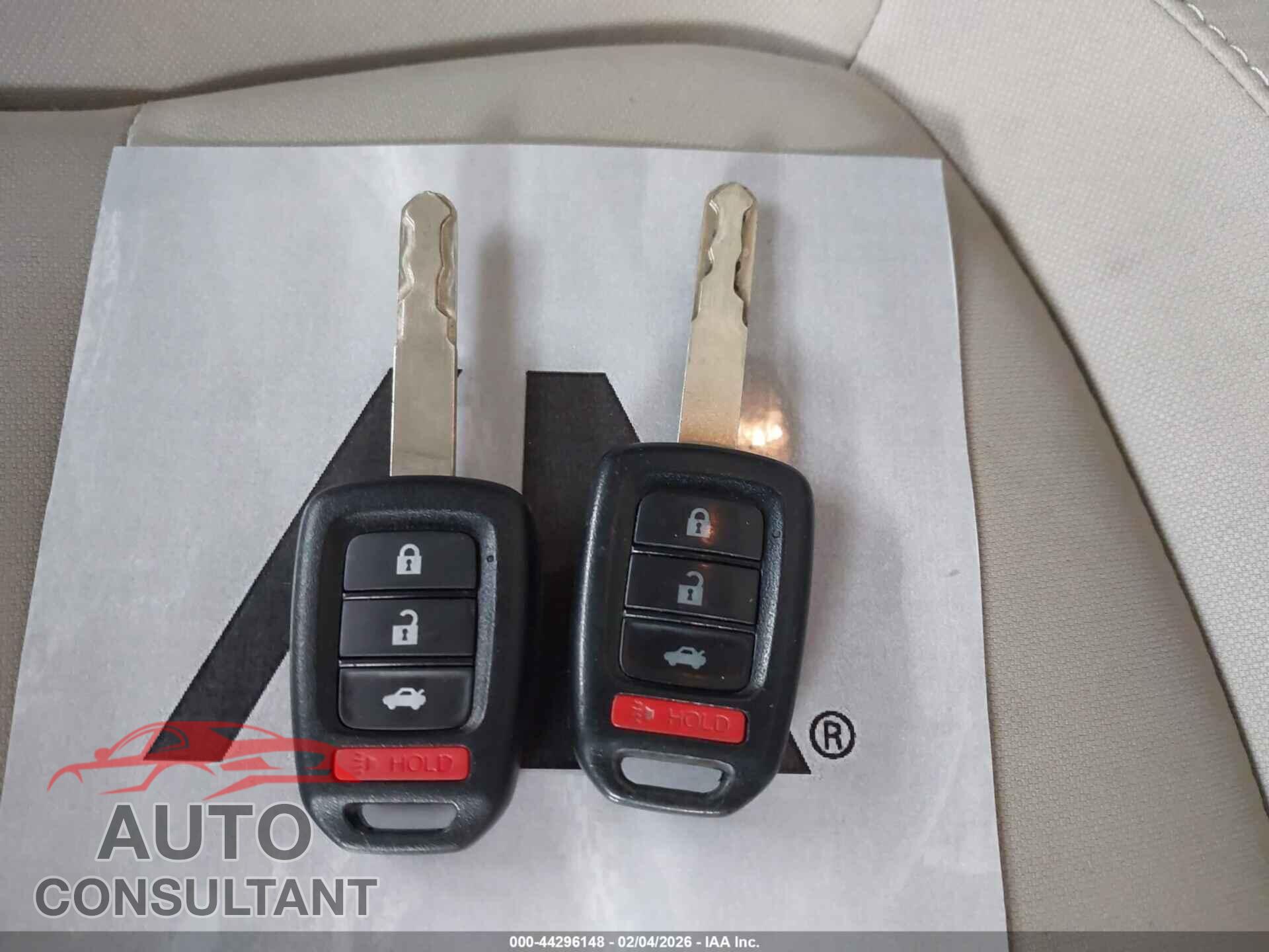 HONDA CIVIC 2017 - 2HGFC2F58HH545355