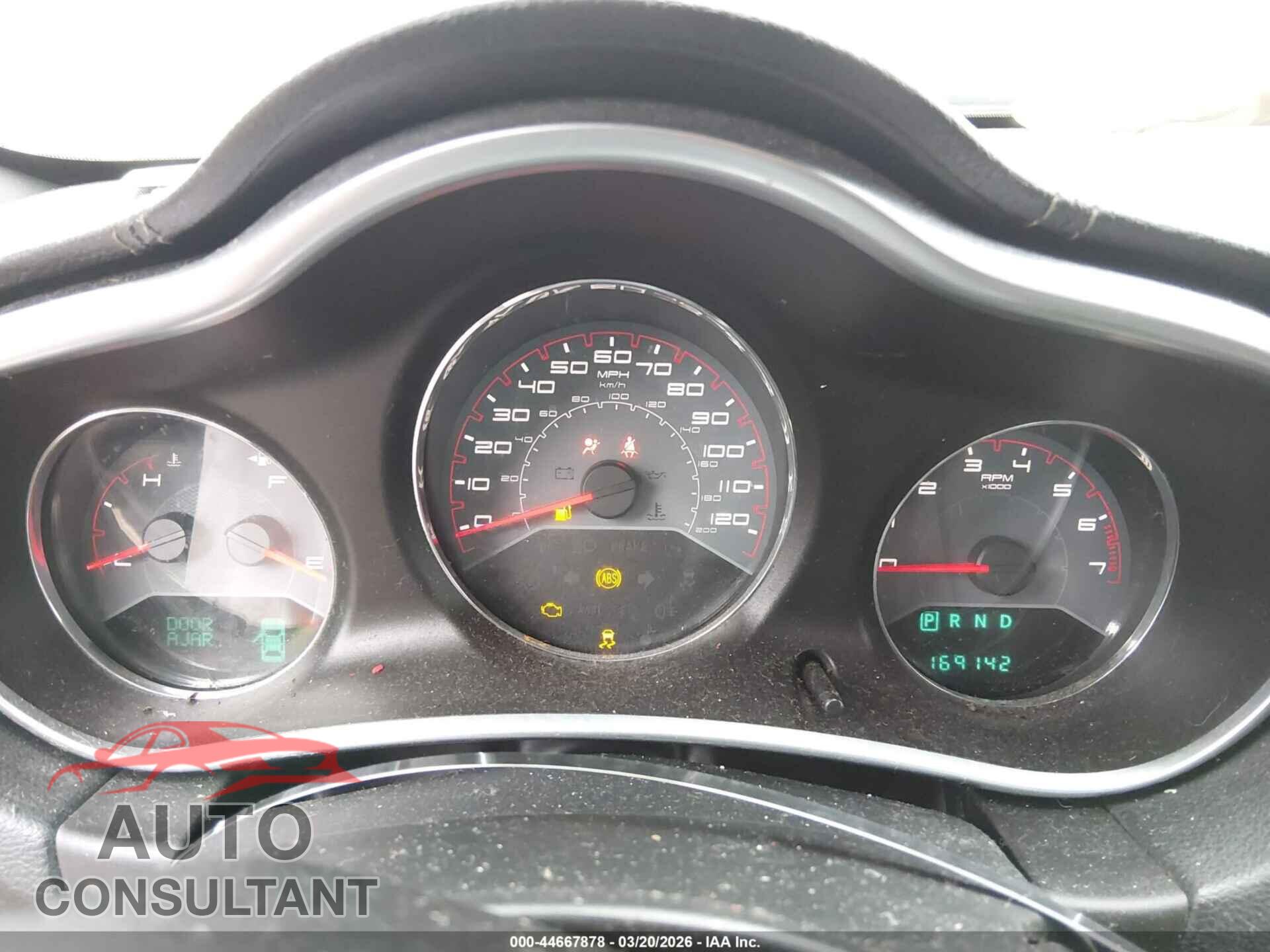 DODGE AVENGER 2013 - 1C3CDZCB9DN681579