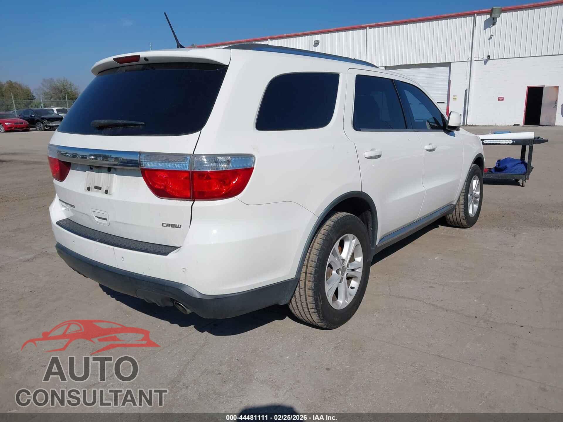 DODGE DURANGO 2012 - 1C4RDHDG6CC308391