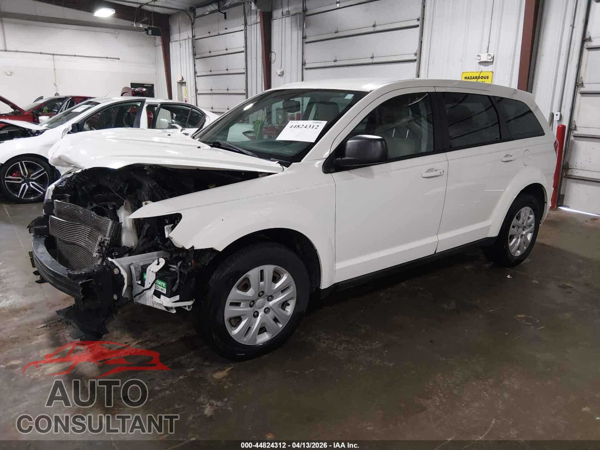 DODGE JOURNEY 2013 - 3C4PDCAB2DT728447