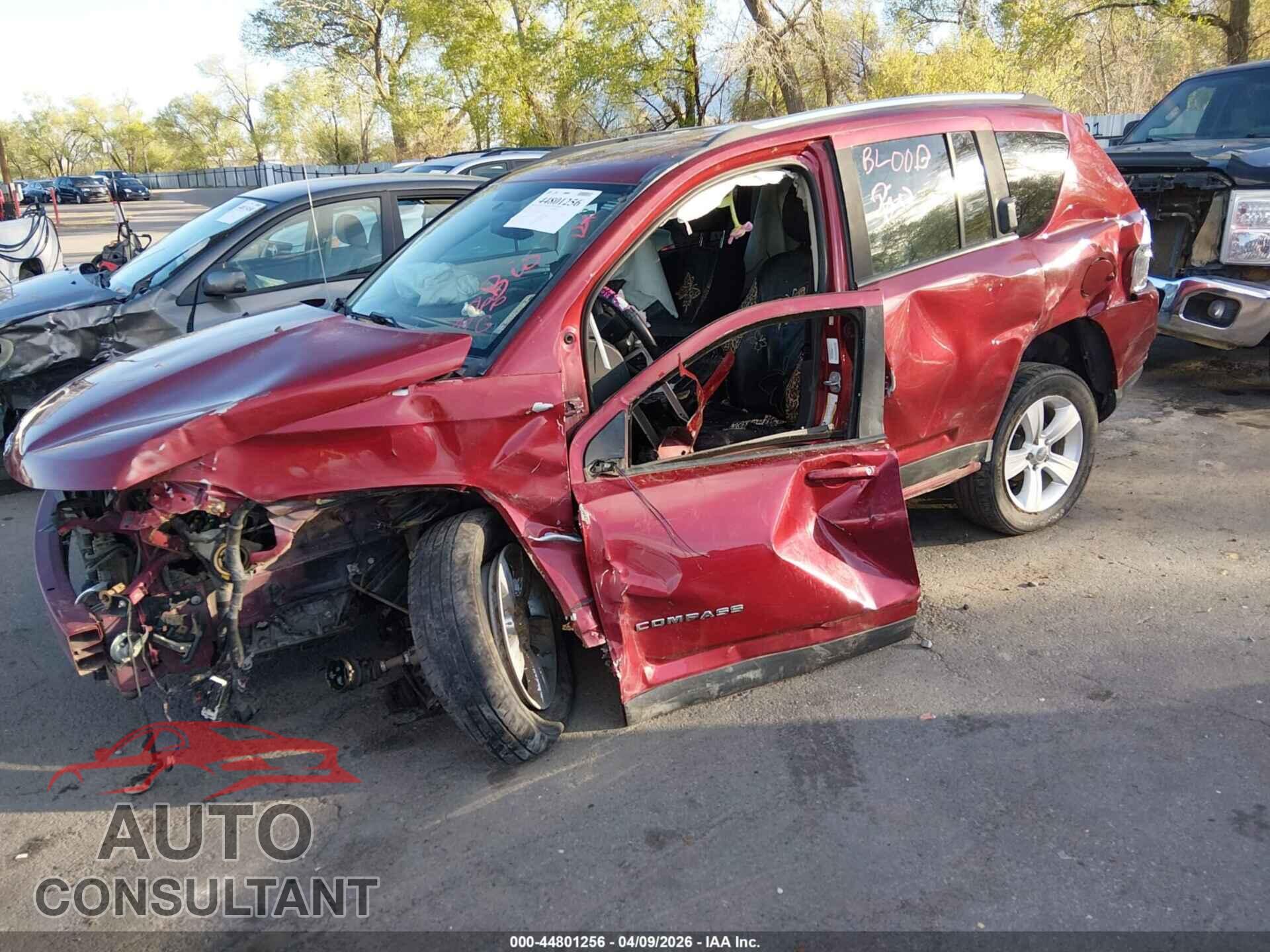 JEEP COMPASS 2013 - 1C4NJDBB7DD207587