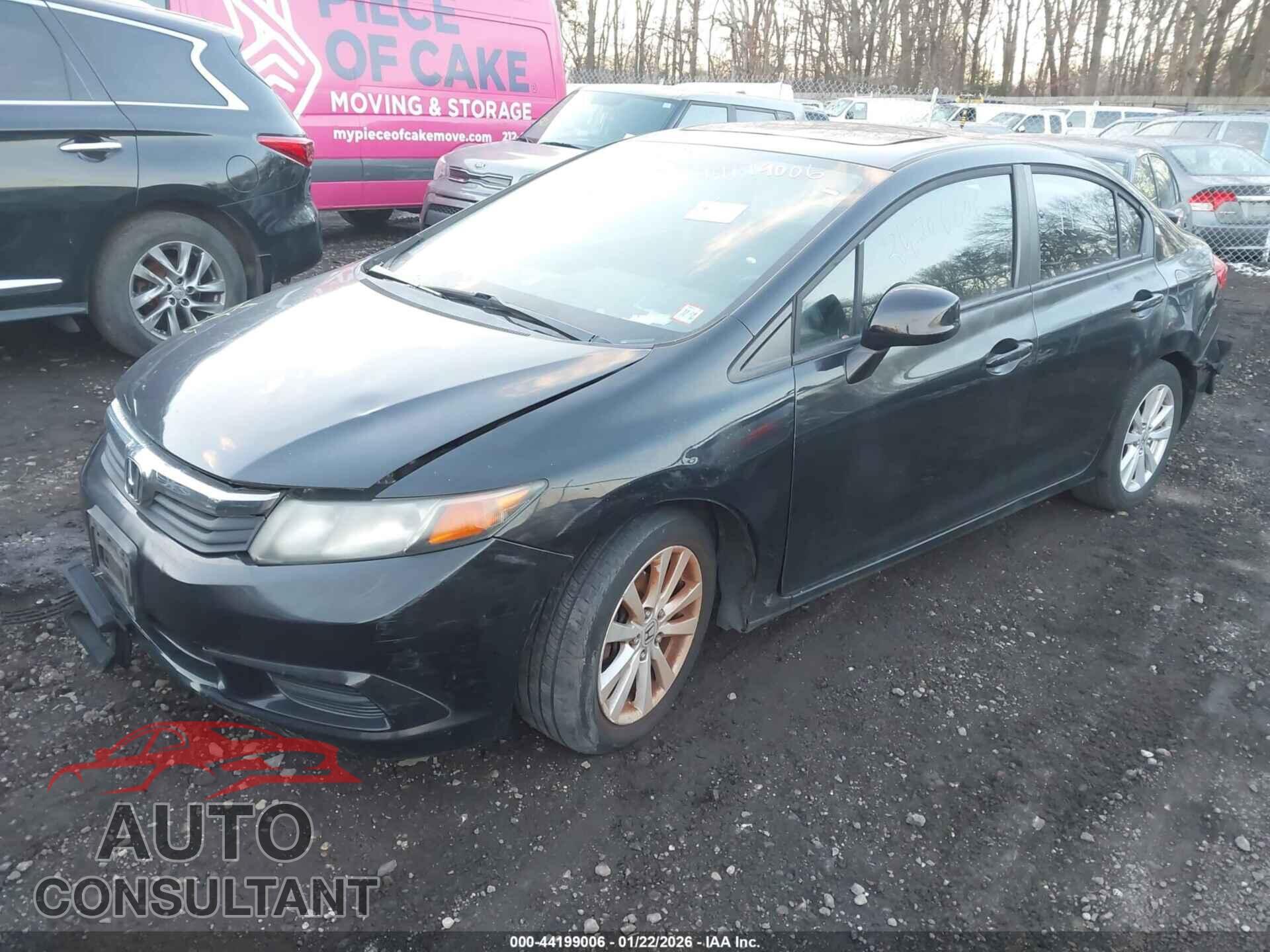 HONDA CIVIC 2012 - 2HGFB2F88CH596277