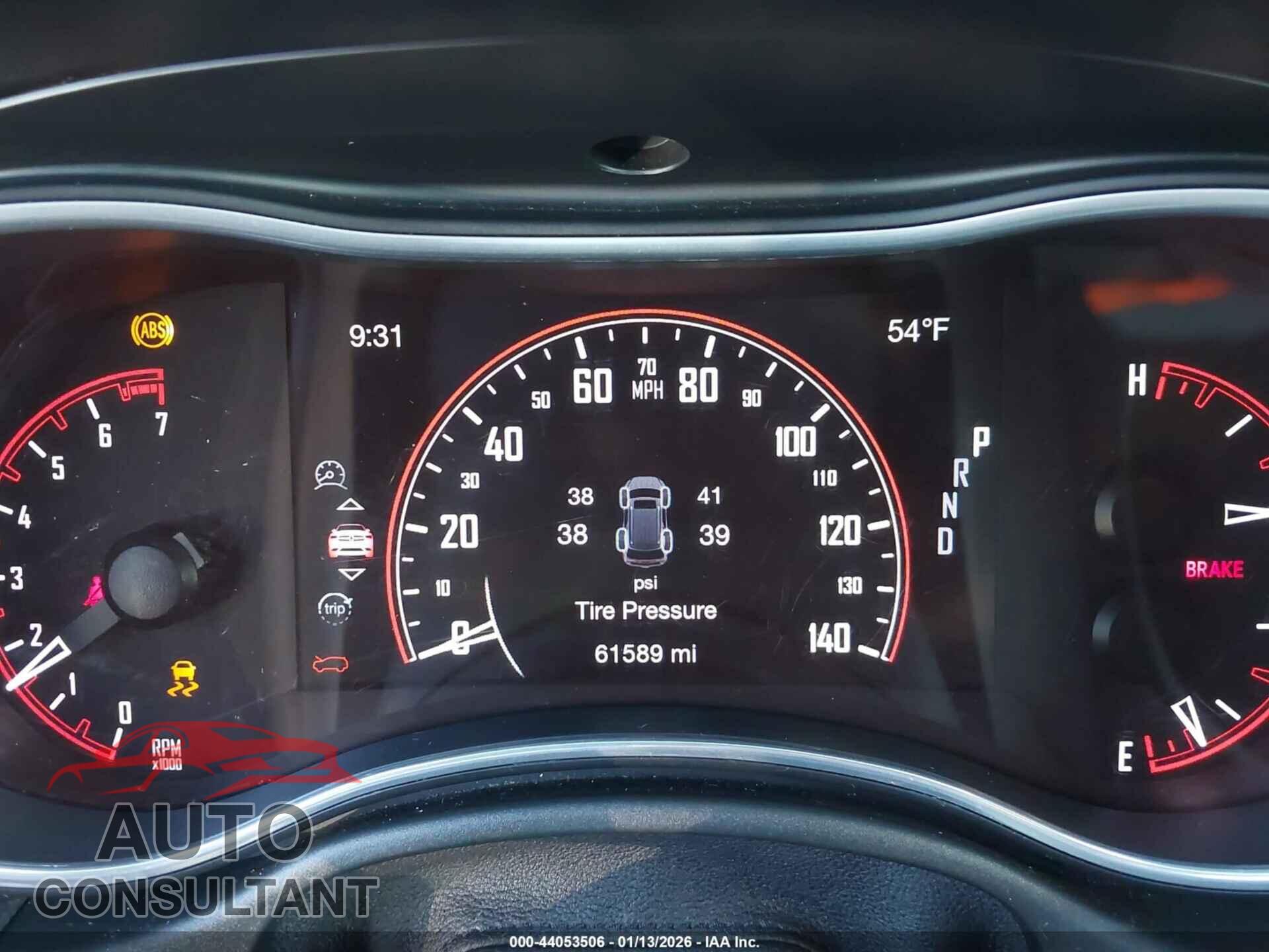 DODGE DURANGO 2020 - 1C4RDJAG8LC324247