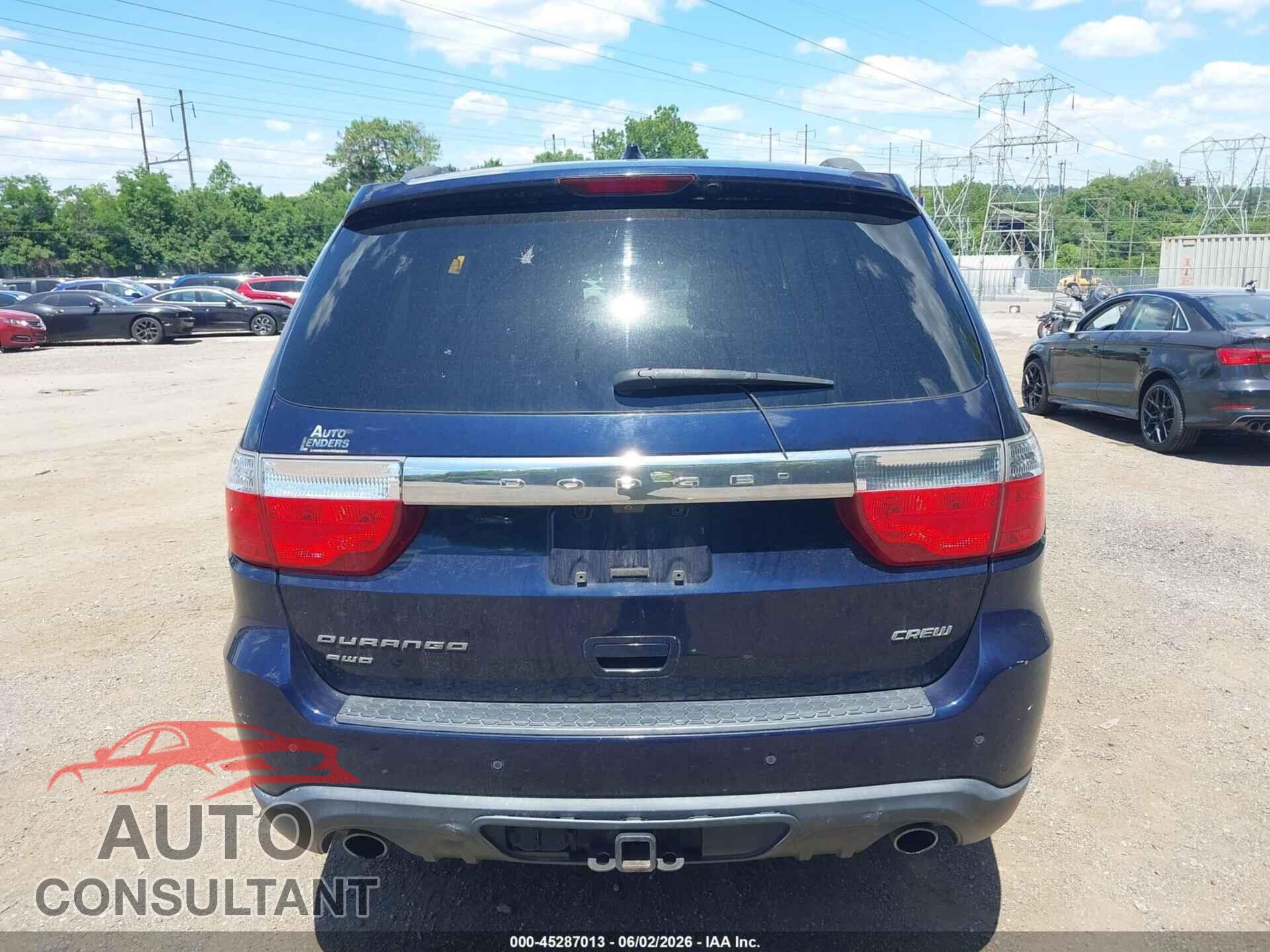 DODGE DURANGO 2013 - 1C4SDJDT3DC565046