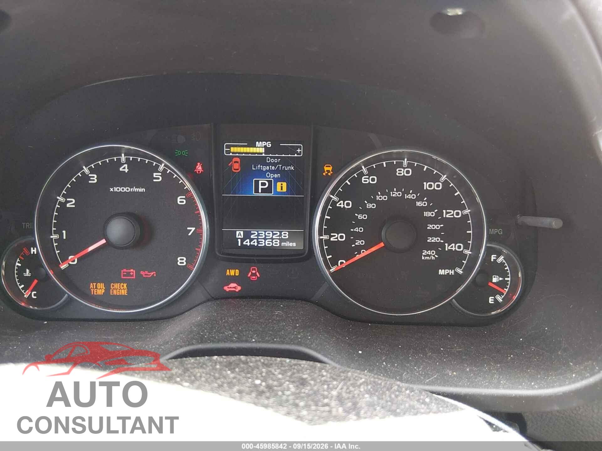 SUBARU OUTBACK 2014 - 4S4BRCLC4E3265091