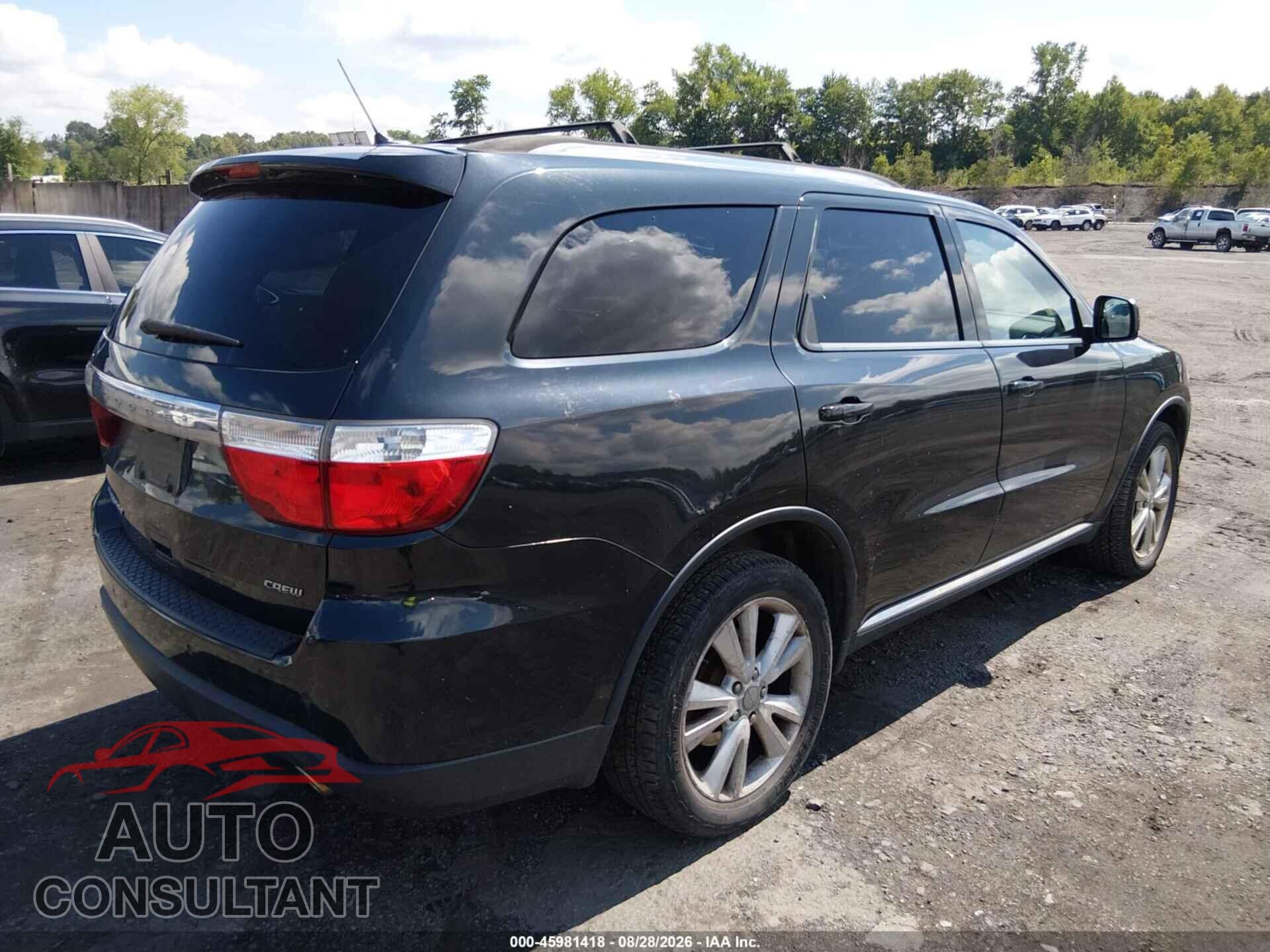 DODGE DURANGO 2012 - 1C4RDJDG5CC308826