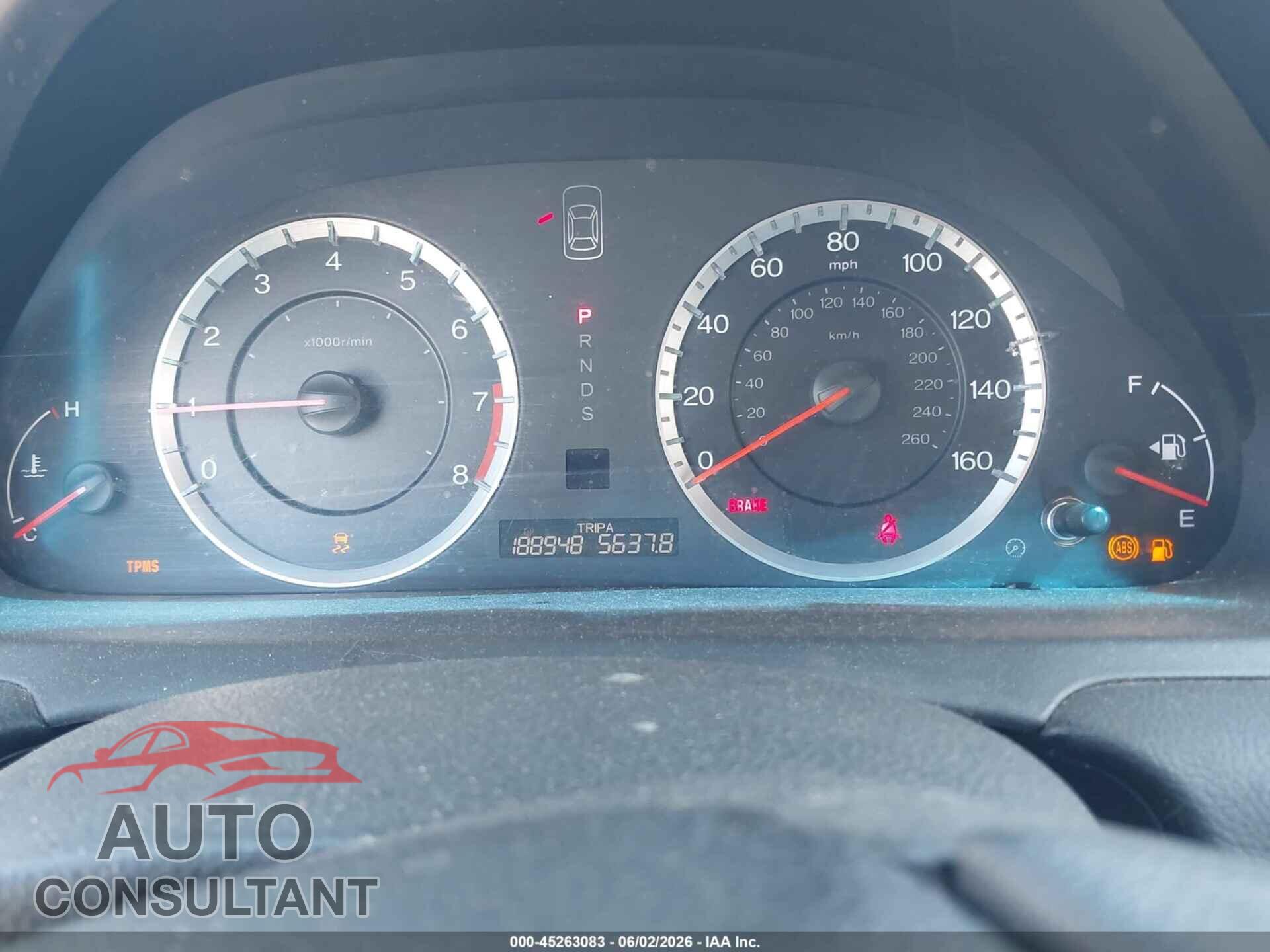 HONDA ACCORD 2011 - 1HGCS2B81BA007933