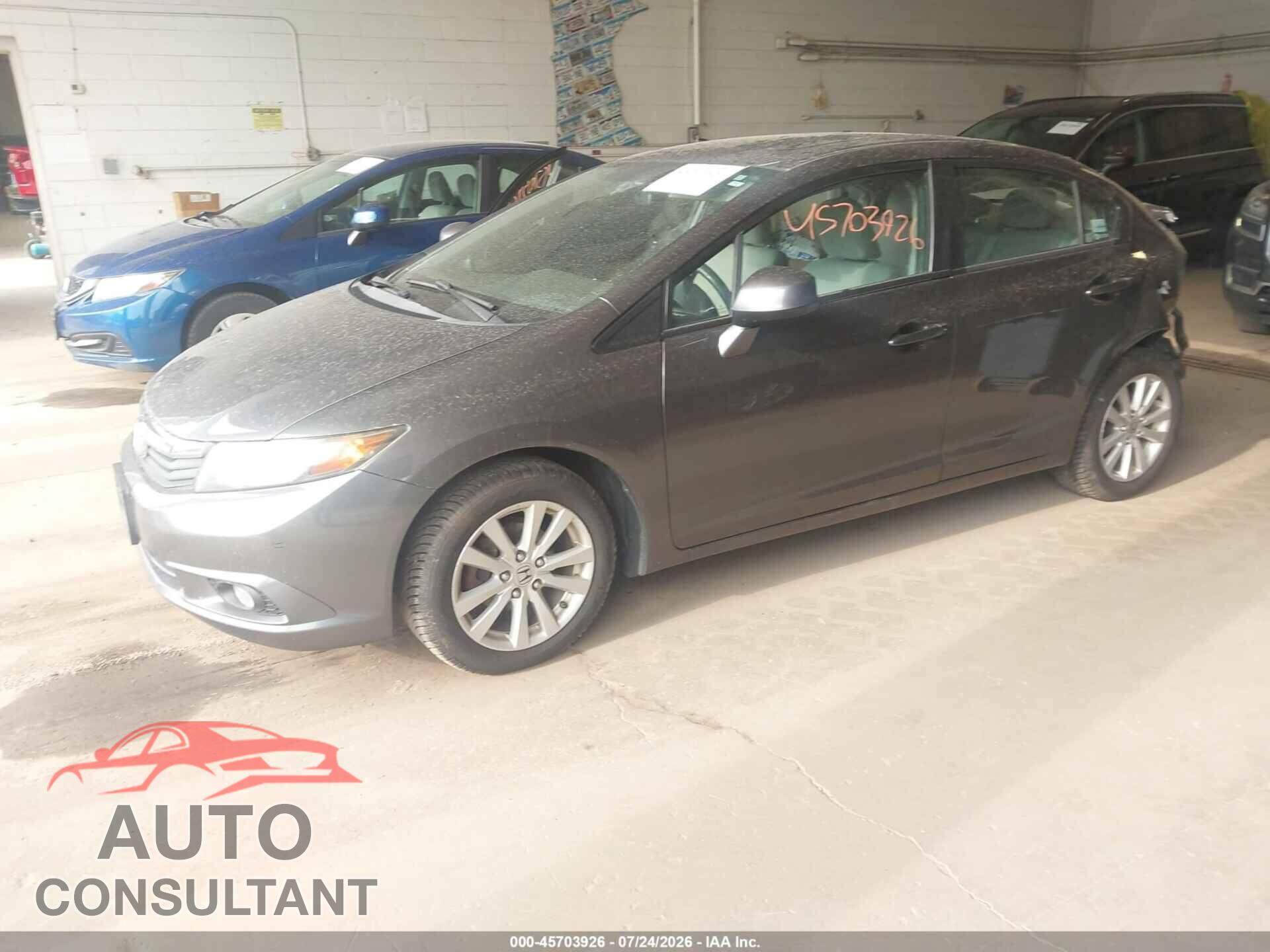 HONDA CIVIC 2012 - 2HGFB2F80CH312687