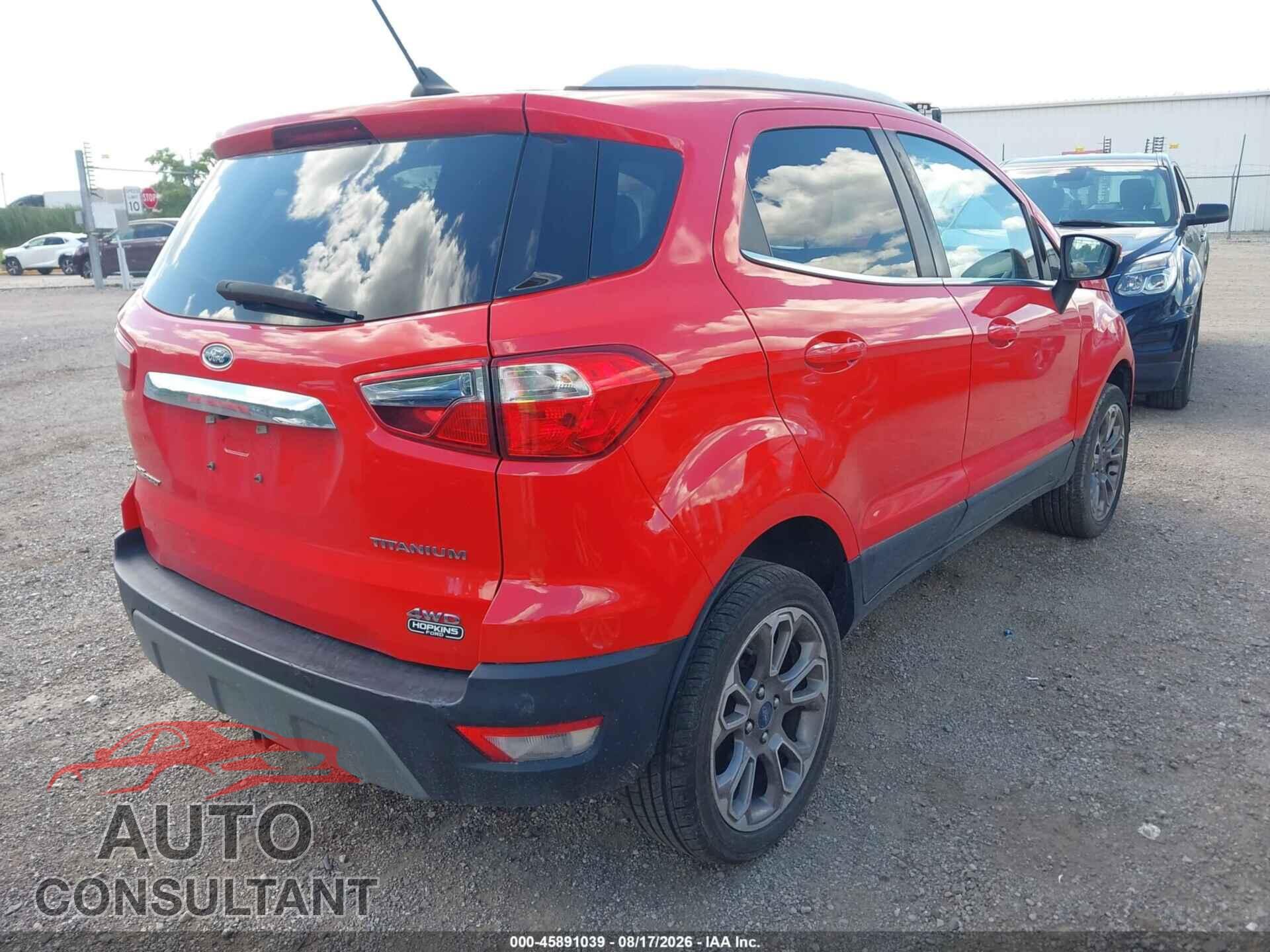 FORD ECOSPORT 2020 - MAJ6S3KL6LC340596