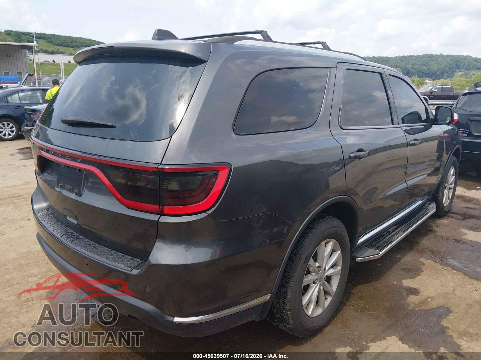 DODGE DURANGO 2015 - 1C4RDJAG4FC161407