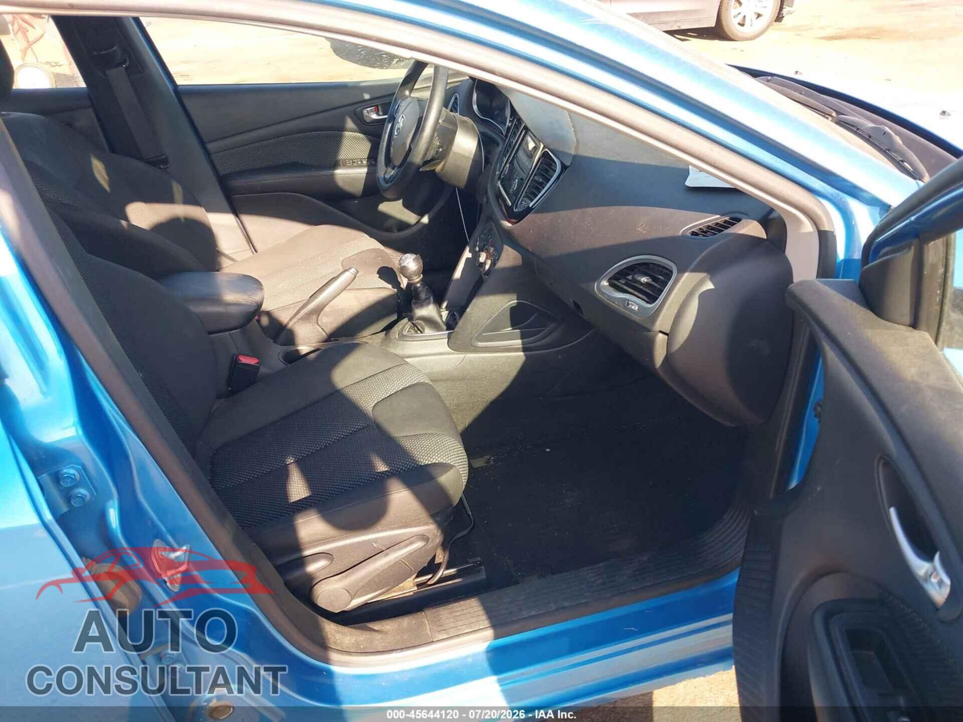DODGE DART 2016 - 1C3CDFFA0GD818971