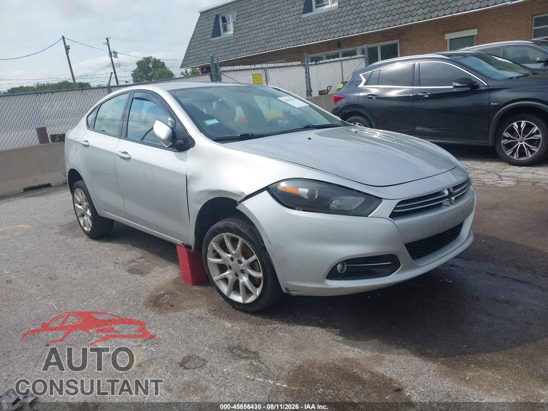 DODGE DART 2013 - 1C3CDFBA2DD307523