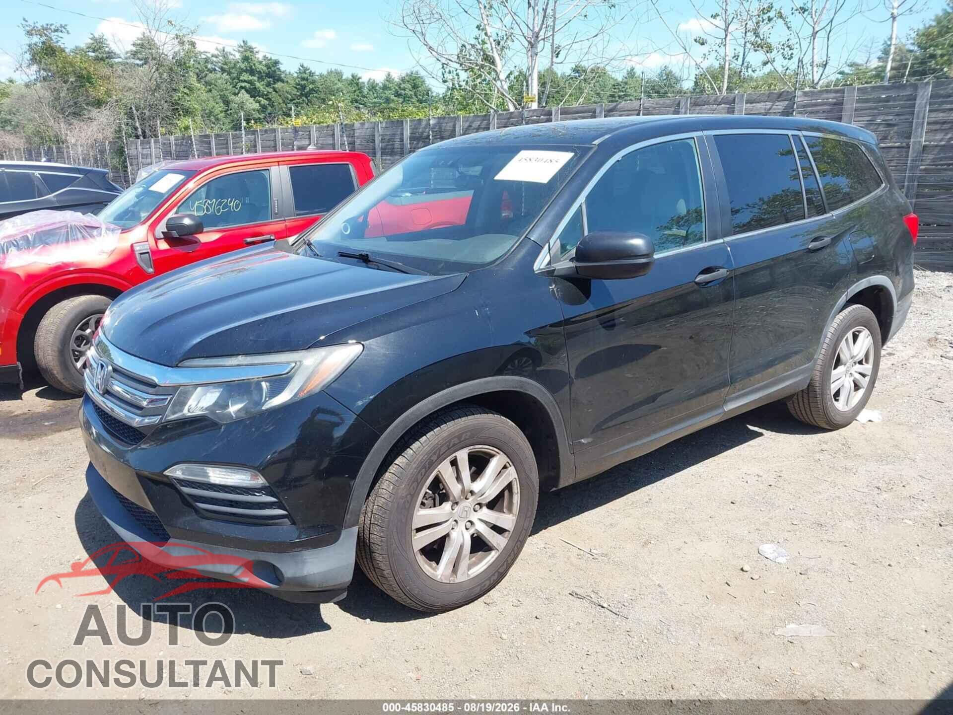 HONDA PILOT 2016 - 5FNYF6H13GB005299