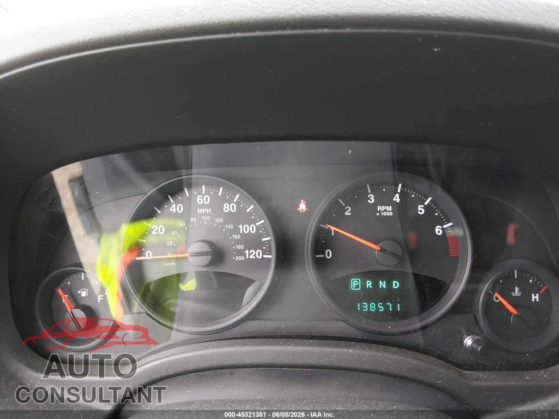 JEEP COMPASS 2013 - 1C4NJCEB3DD197145
