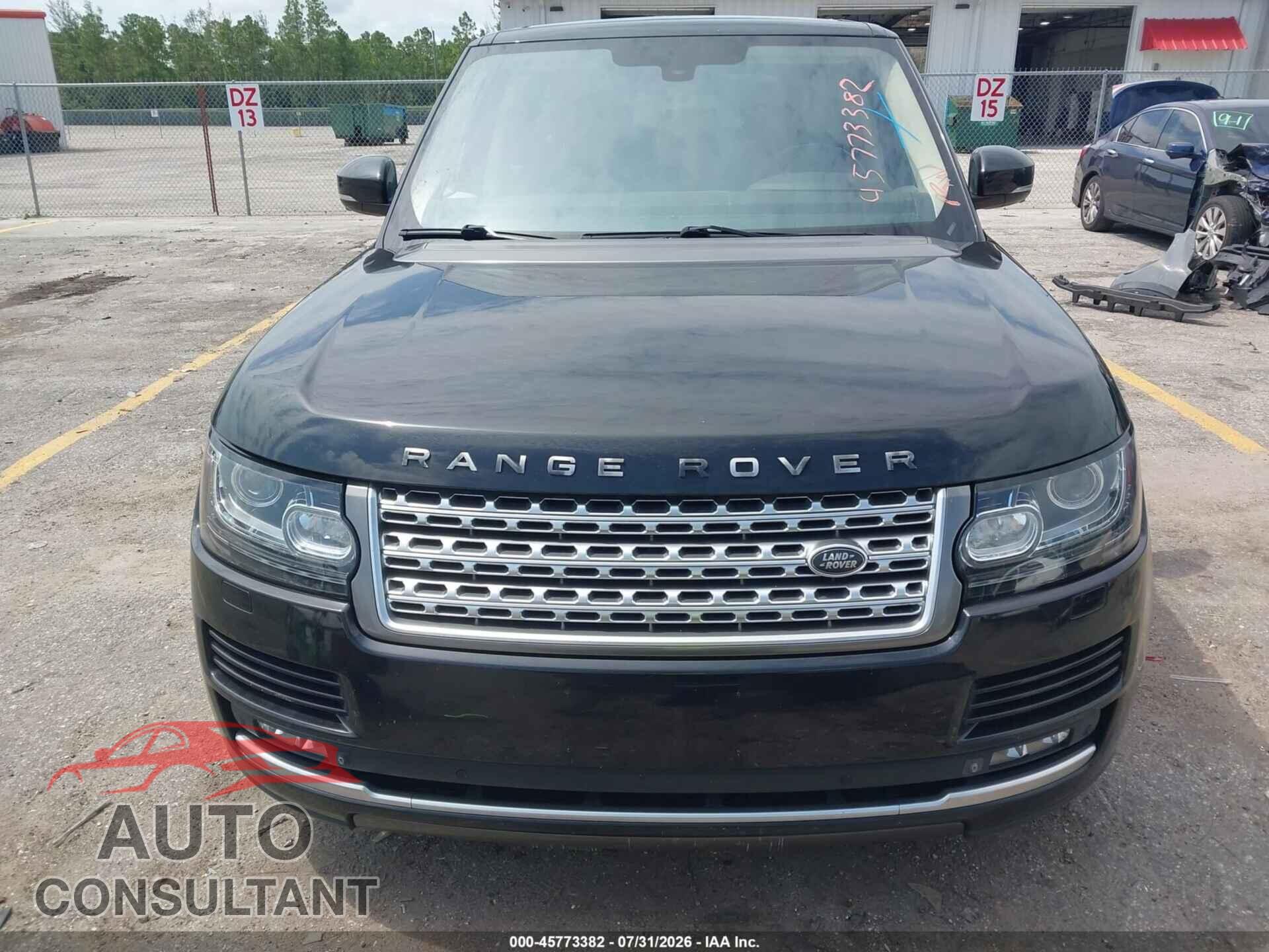 LAND ROVER RANGE ROVER 2013 - SALGS2EF7DA100882