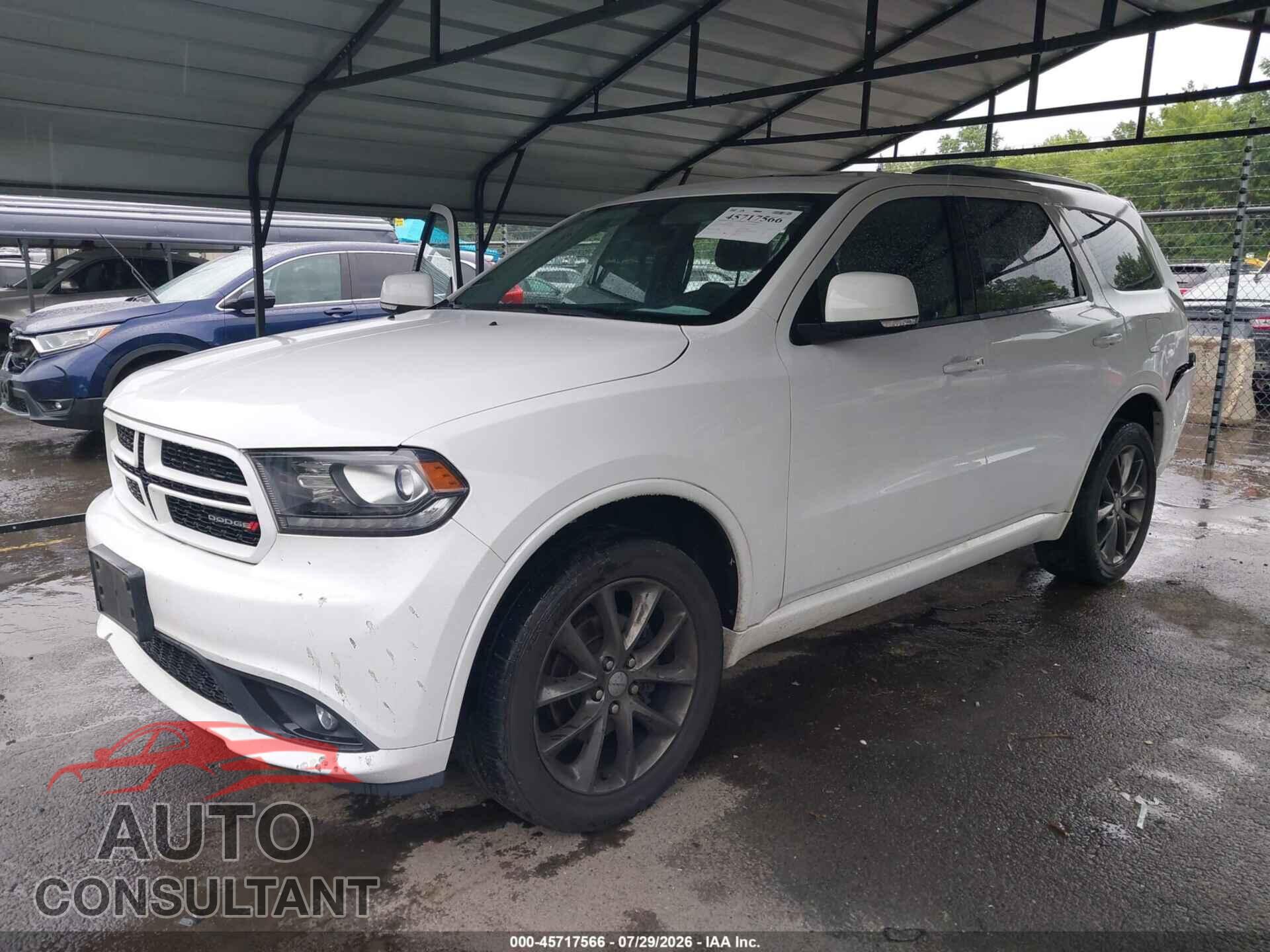 DODGE DURANGO 2017 - 1C4RDJDGXHC820976