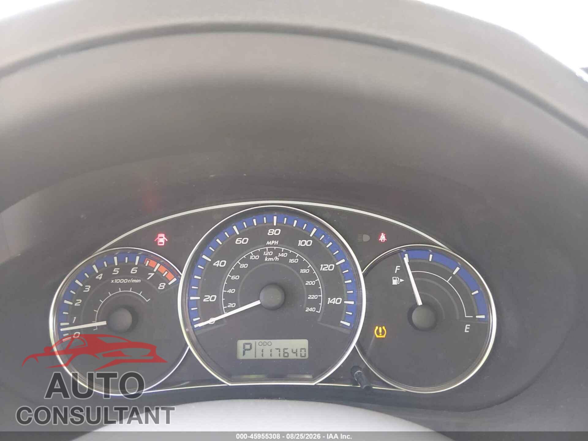 SUBARU FORESTER 2013 - JF2SHAEC3DH406437