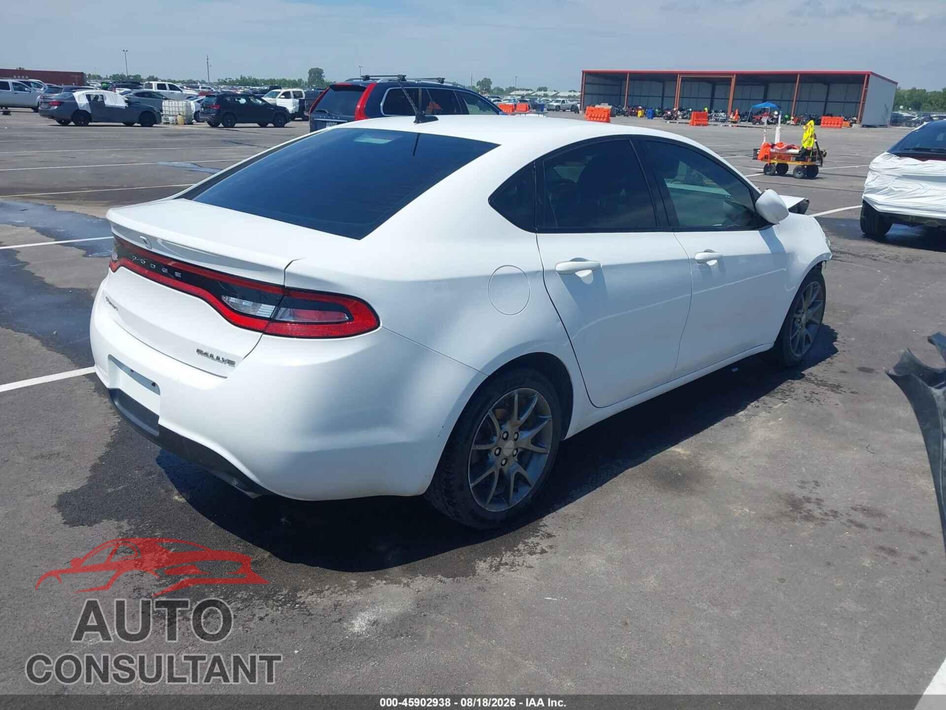 DODGE DART 2013 - 1C3CDFBA2DD340537
