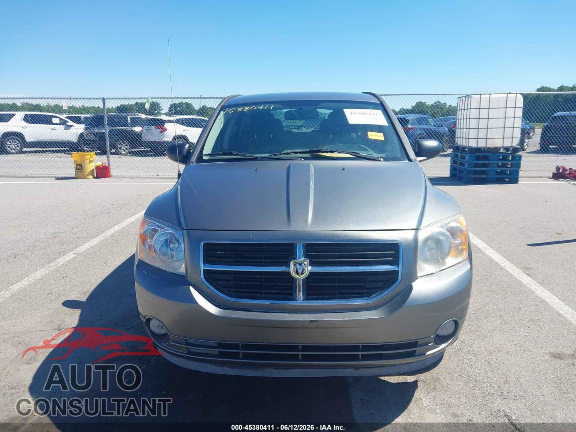 DODGE CALIBER 2012 - 1C3CDWDA2CD508138