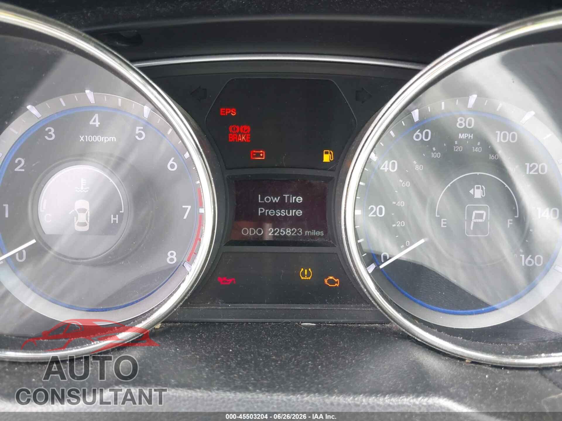 HYUNDAI SONATA 2012 - 5NPEB4AC2CH367697
