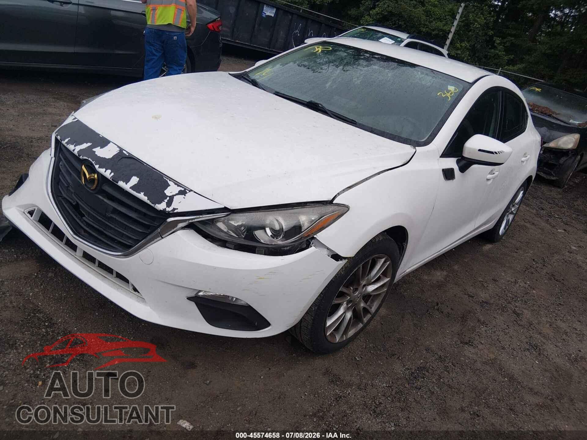 MAZDA MAZDA3 2014 - JM1BM1U76E1121319