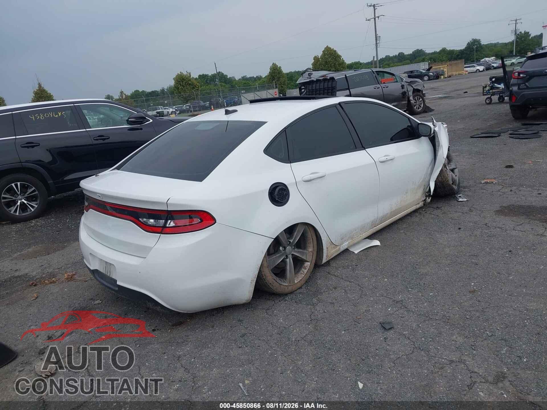 DODGE DART 2014 - 1C3CDFEB5ED906518