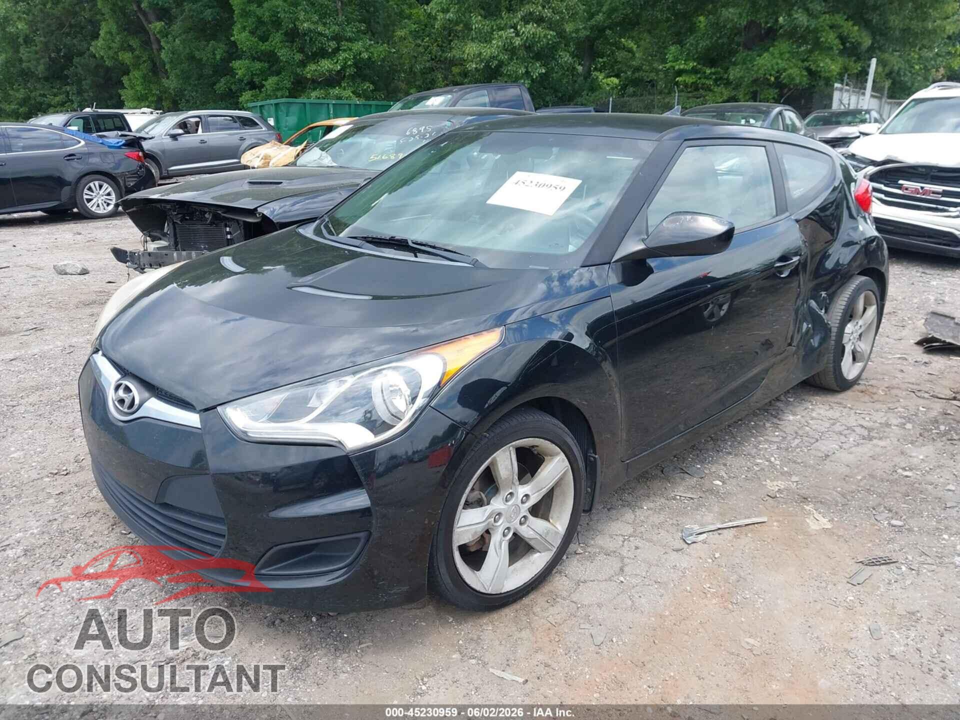 HYUNDAI VELOSTER 2013 - KMHTC6AD9DU134489