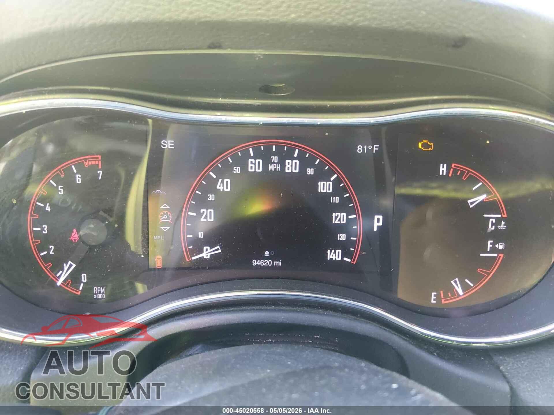 DODGE DURANGO 2015 - 1C4RDJDG6FC782126